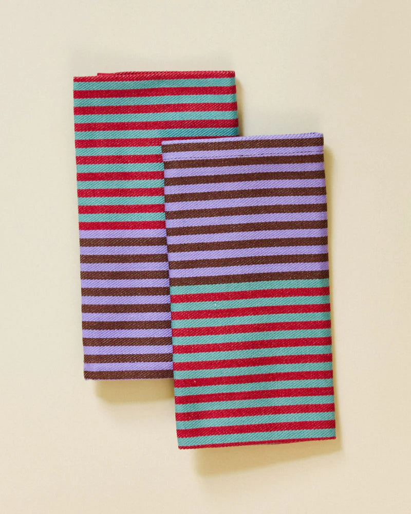 Duo Stripe Napkins | Mixed Set