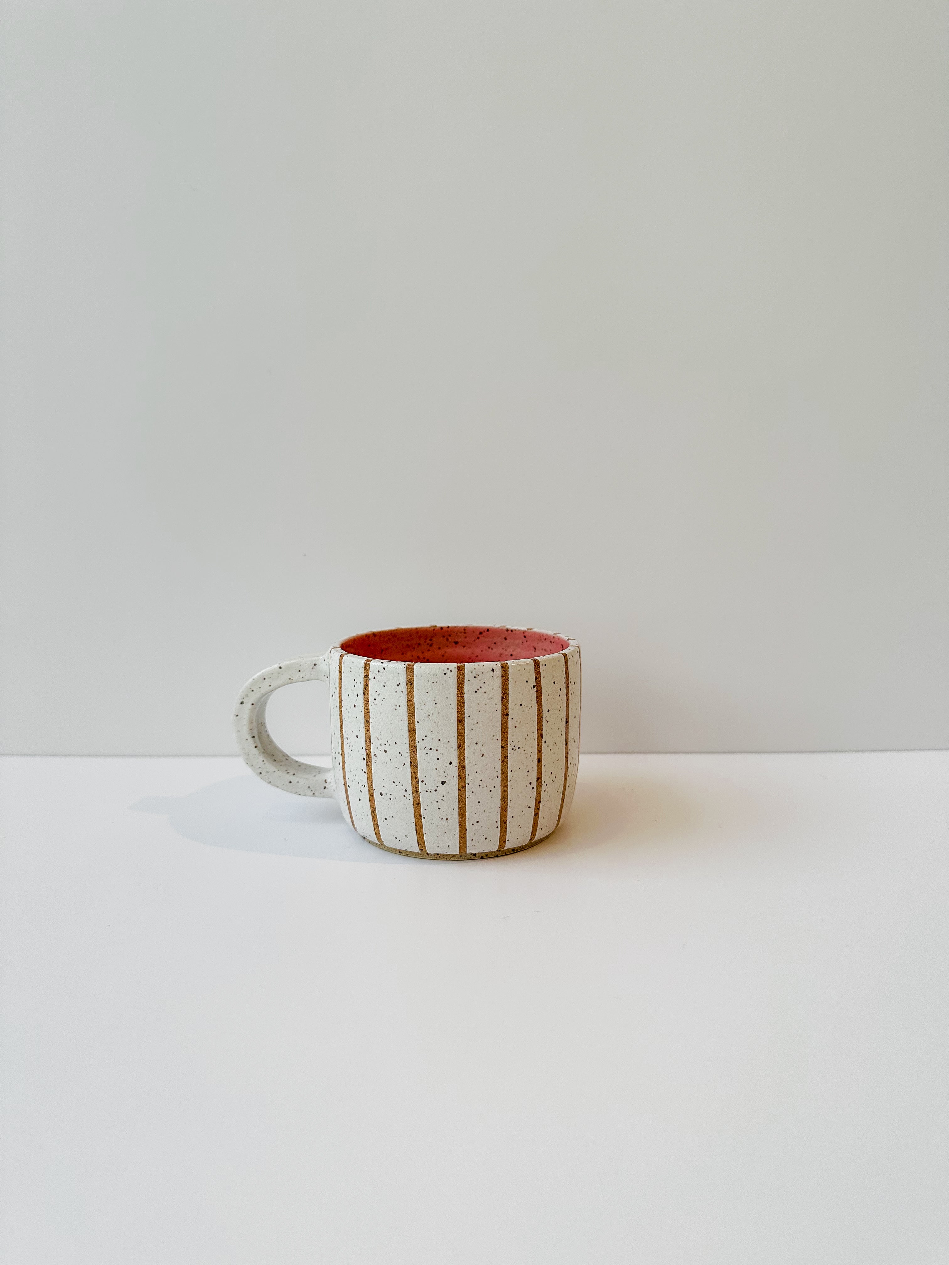 Ceramic Mug: White Stripe