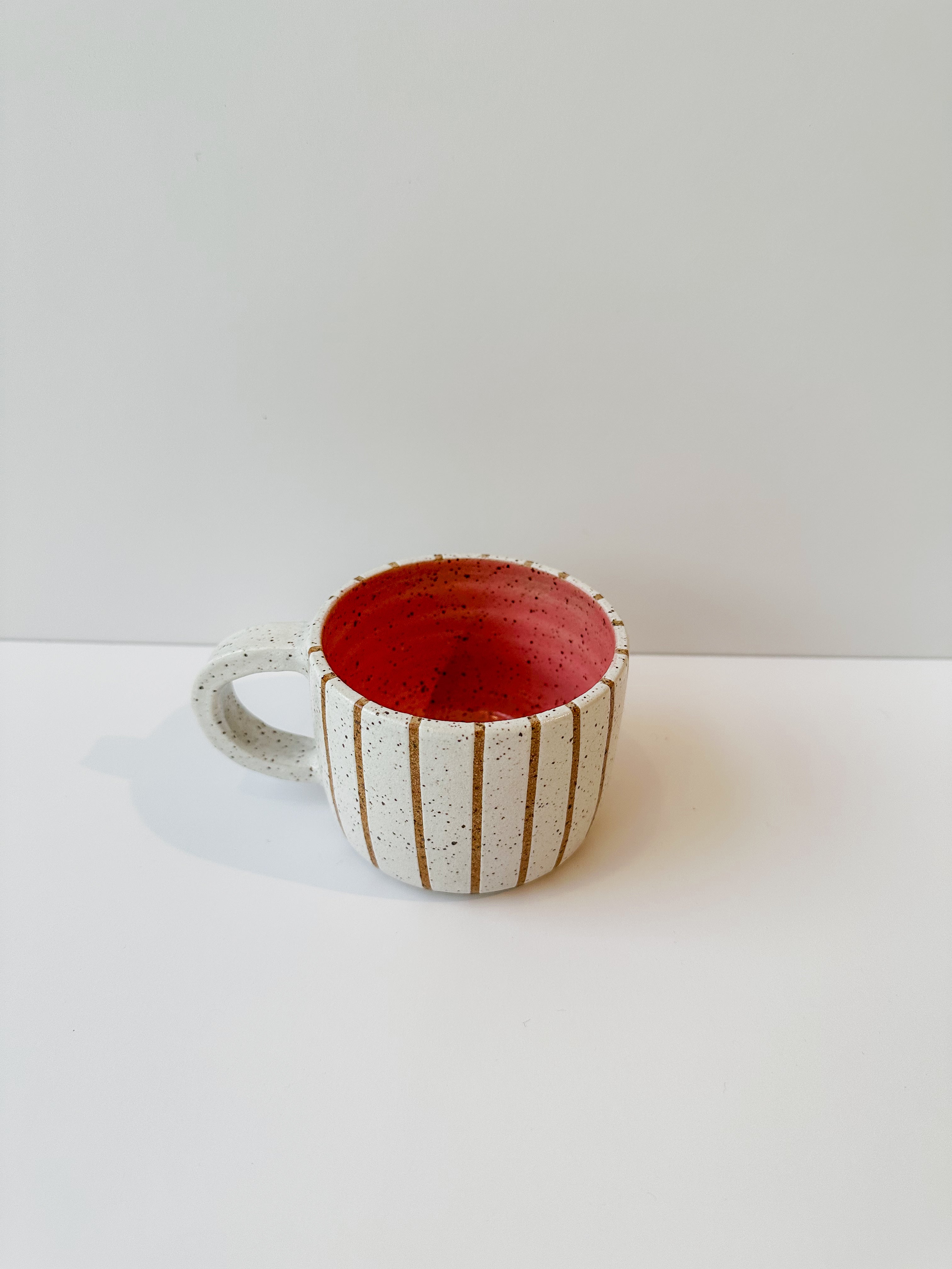 Ceramic Mug: White Stripe