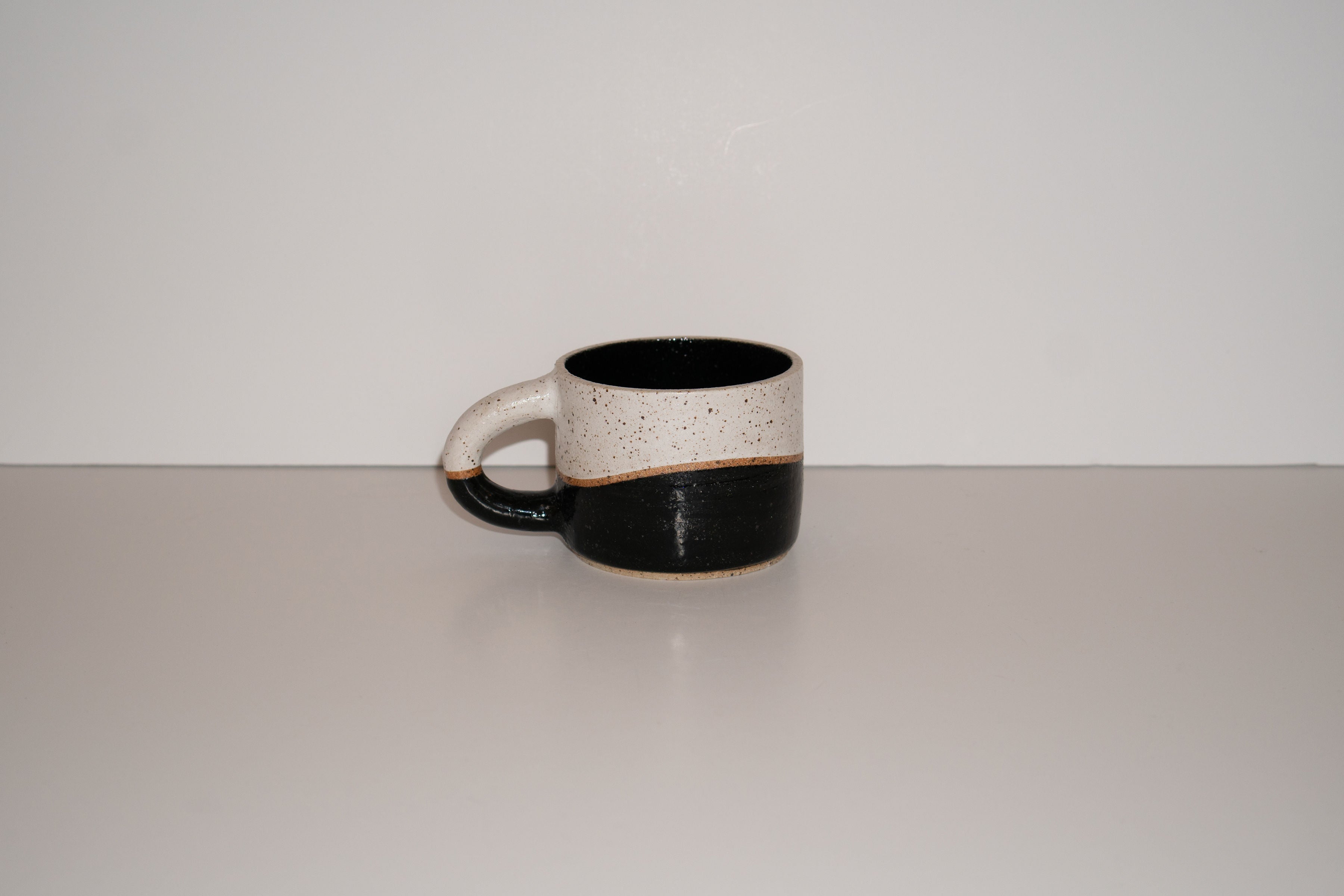 Ceramic Mug: White & Black