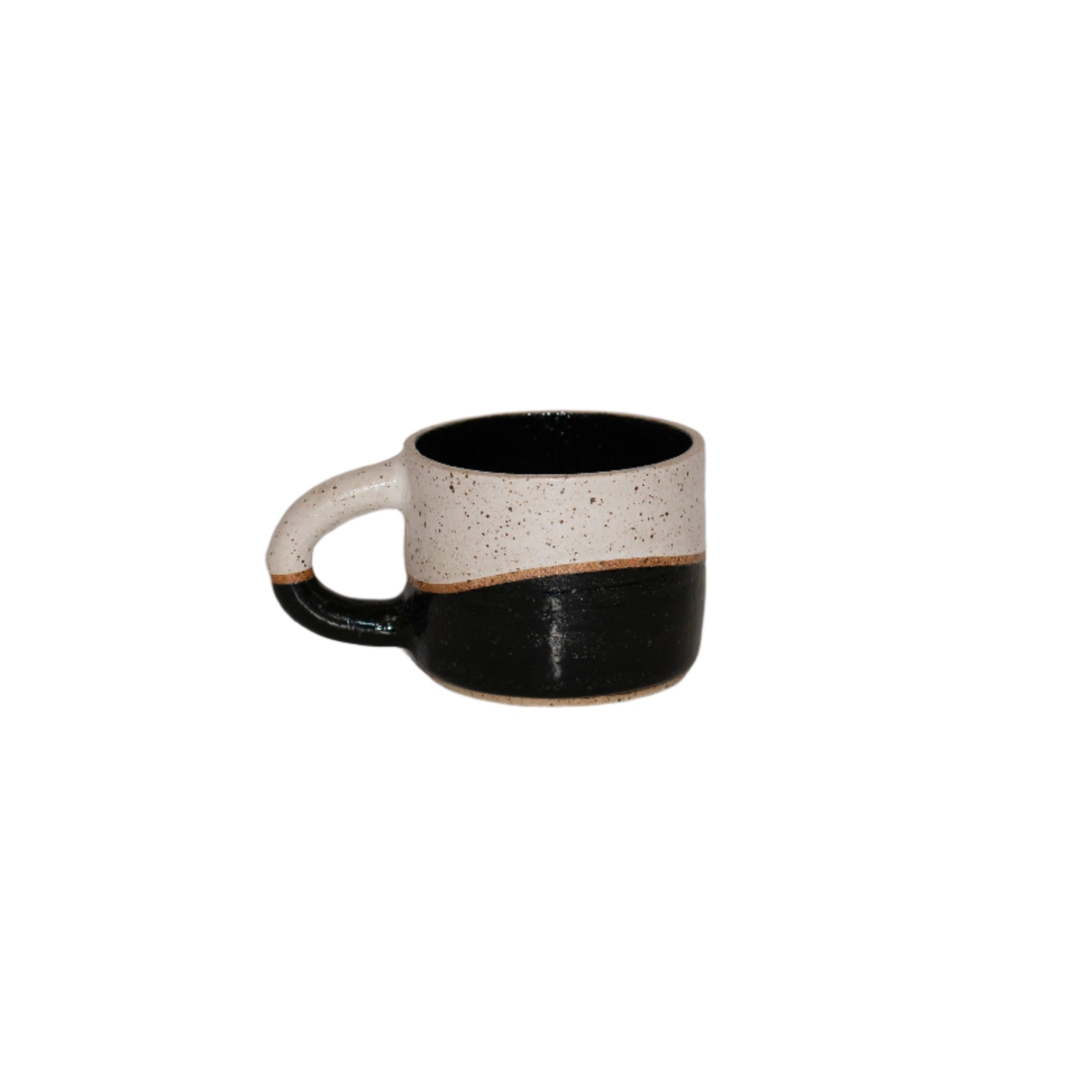 Ceramic Mug: White & Black