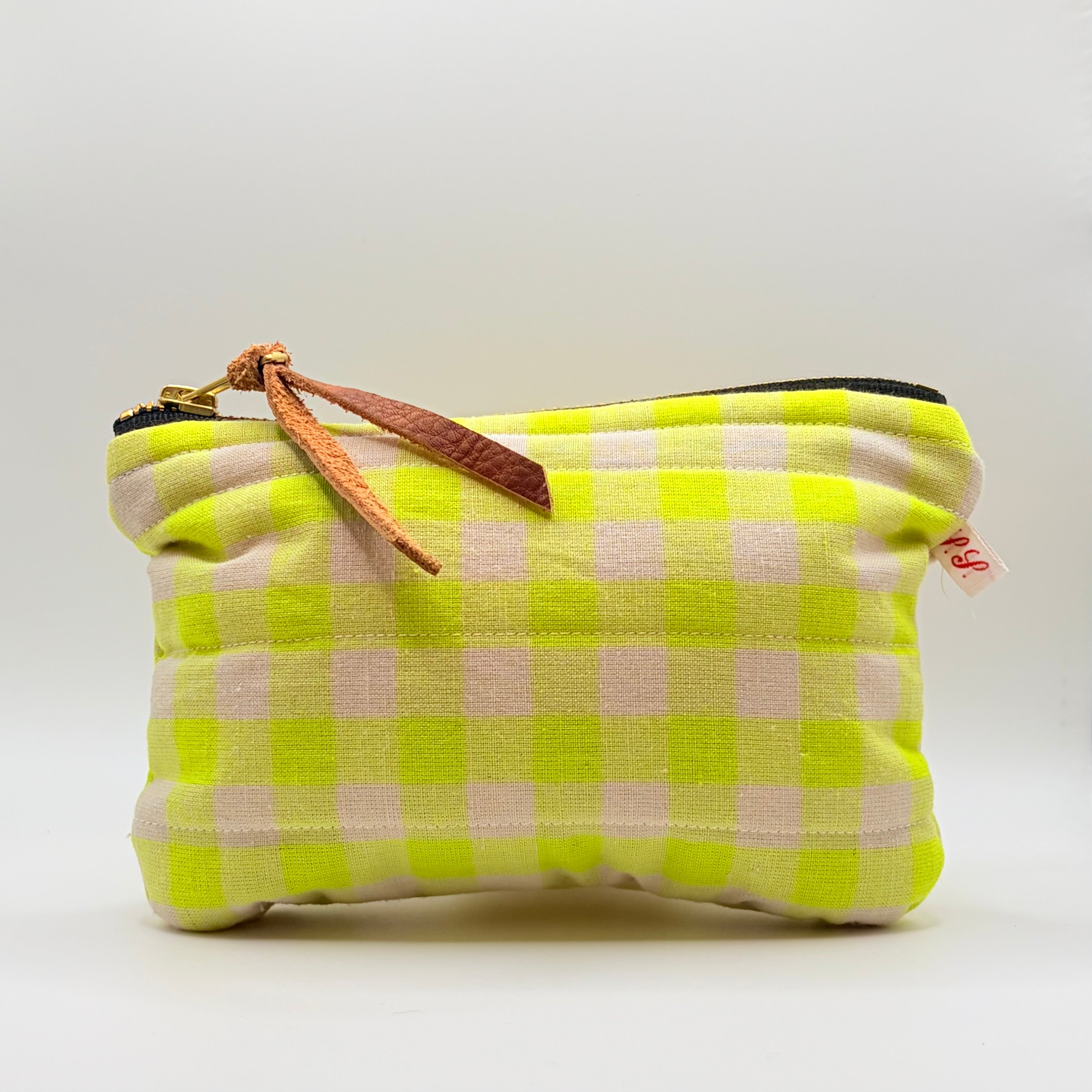 Quilted Zipper Pouch | Large