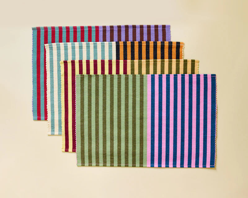 Duo Stripe Placemats | Mixed Set