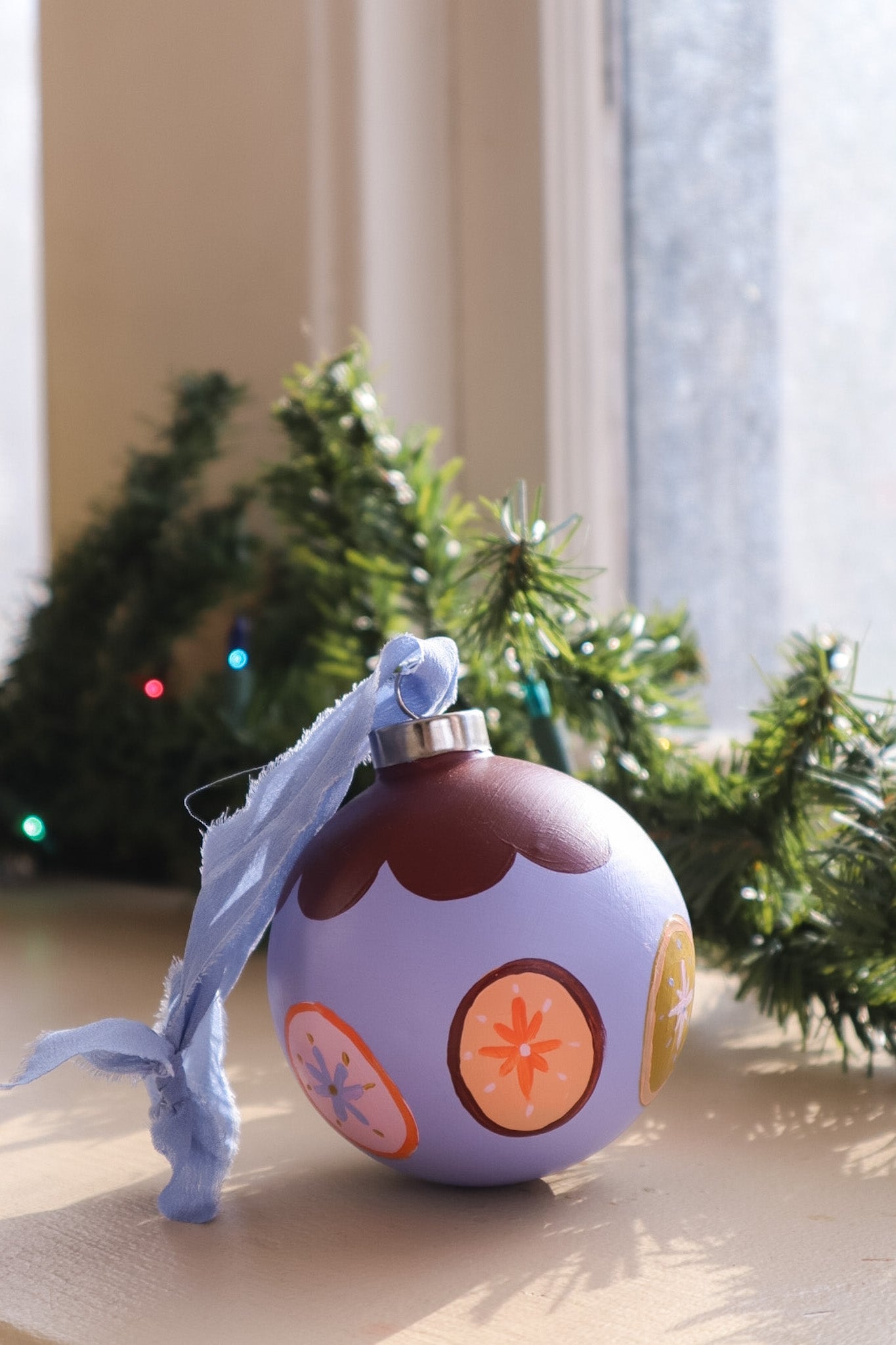 Hand-Painted Holiday Ornament