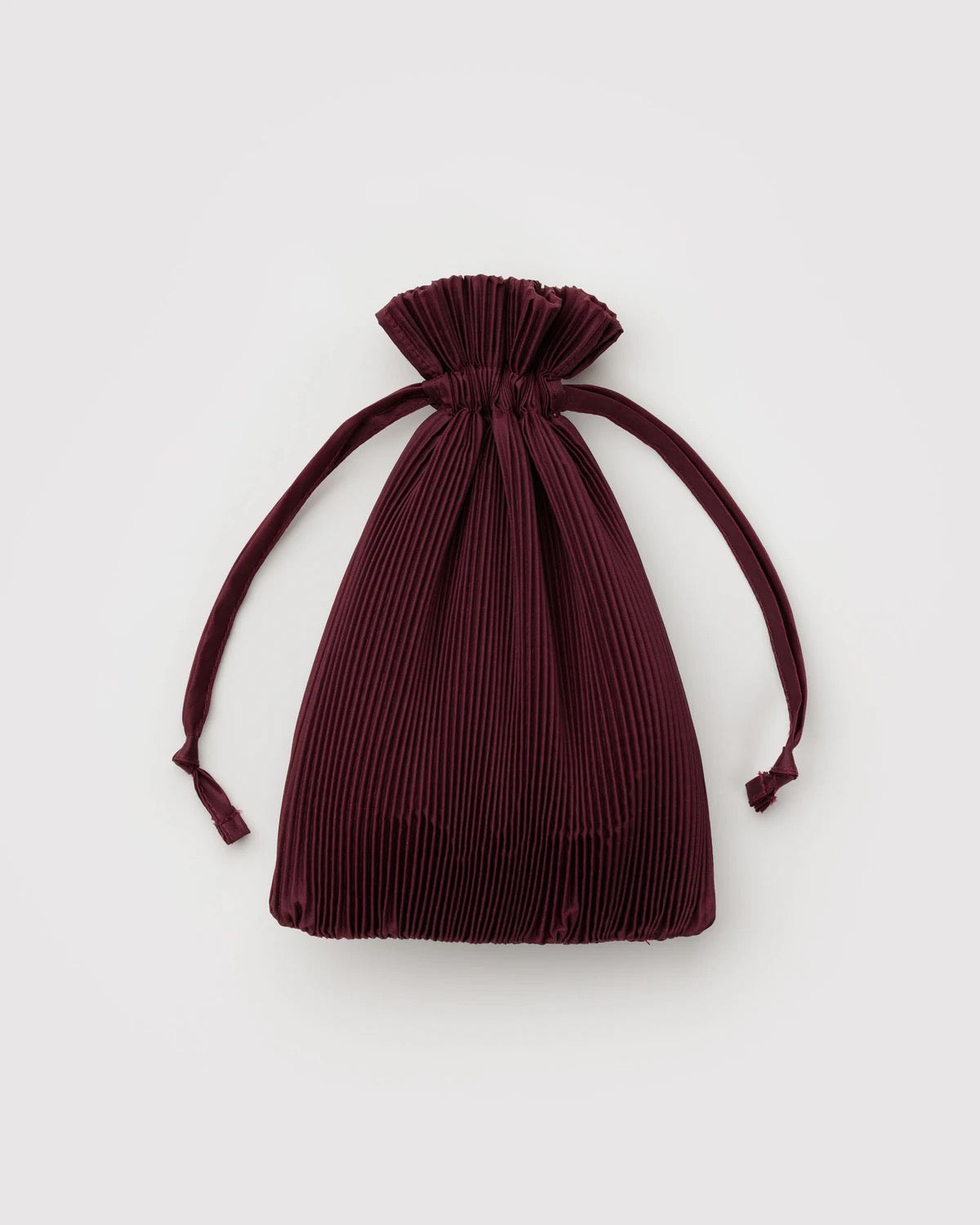 Pleated Baggu Bag | Mahogany