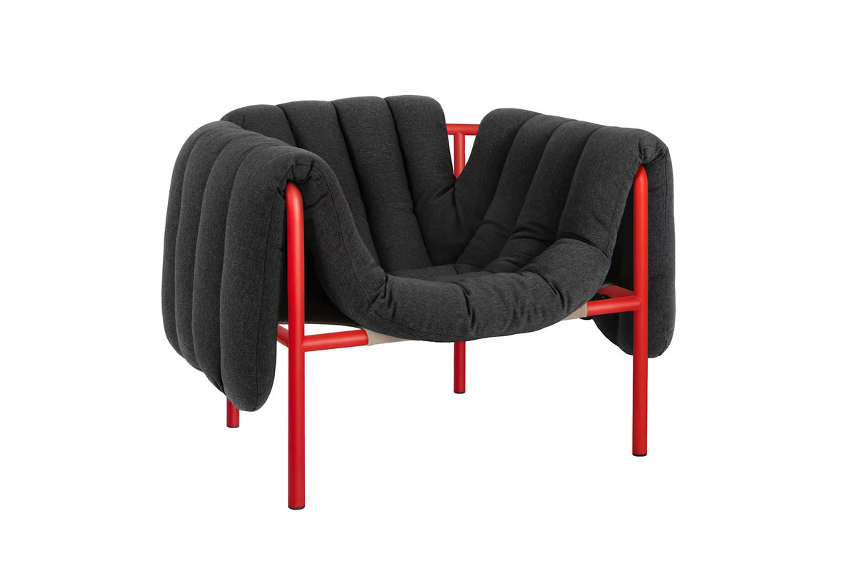 Puffy Lounge Chair | Red Base