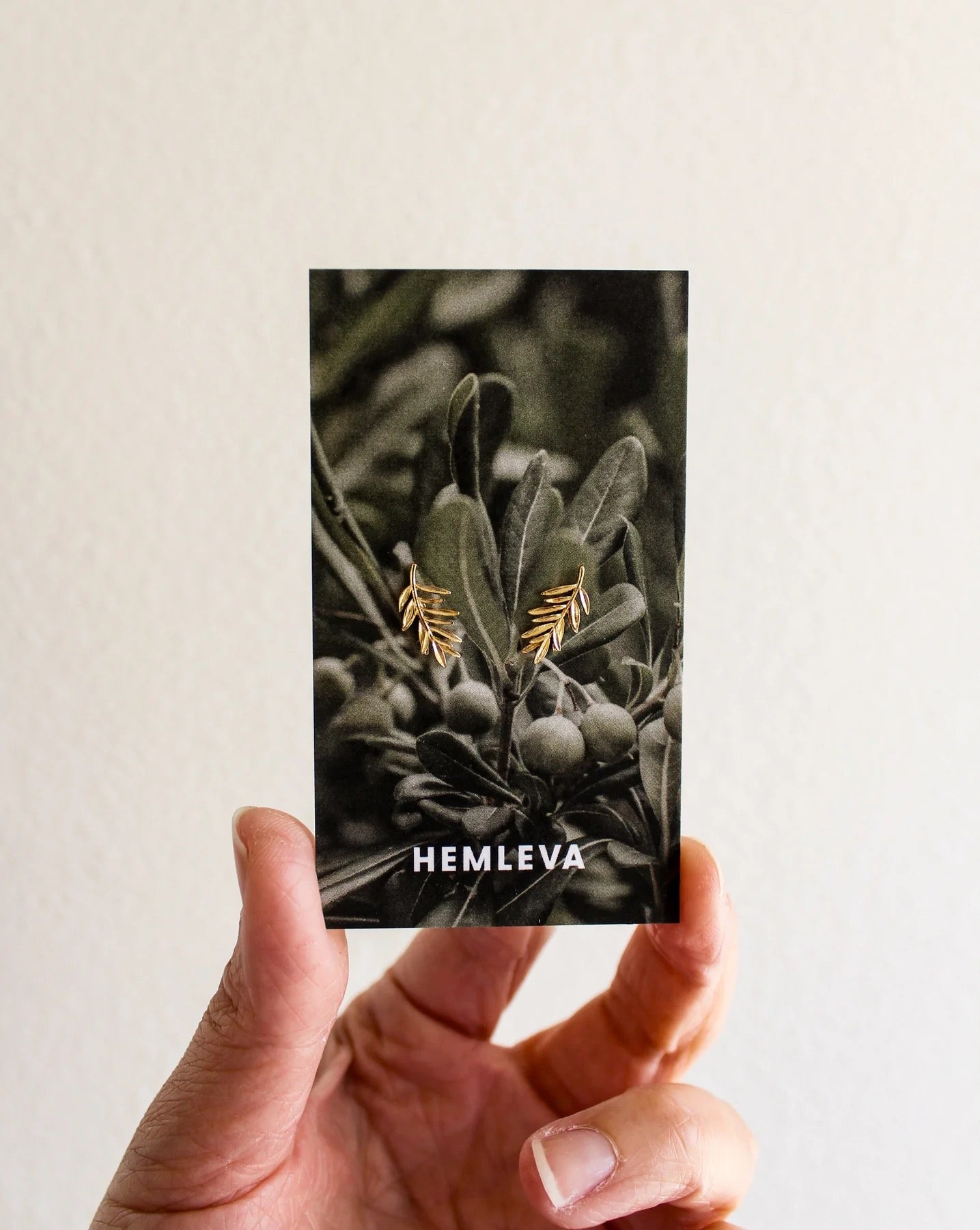 Olive Branch Earrings