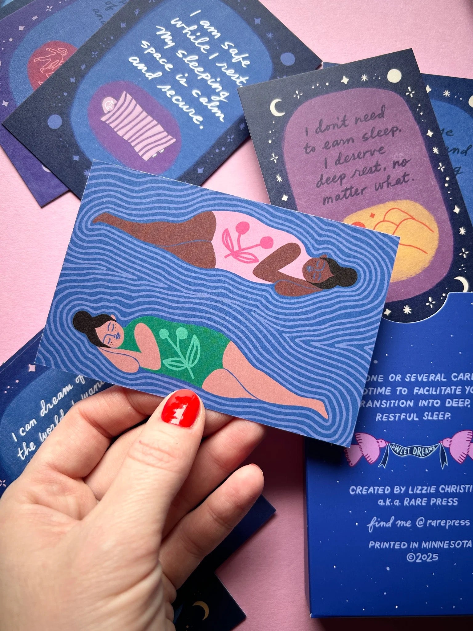 Affirmation Card Deck: Deep Rest by Rare Press