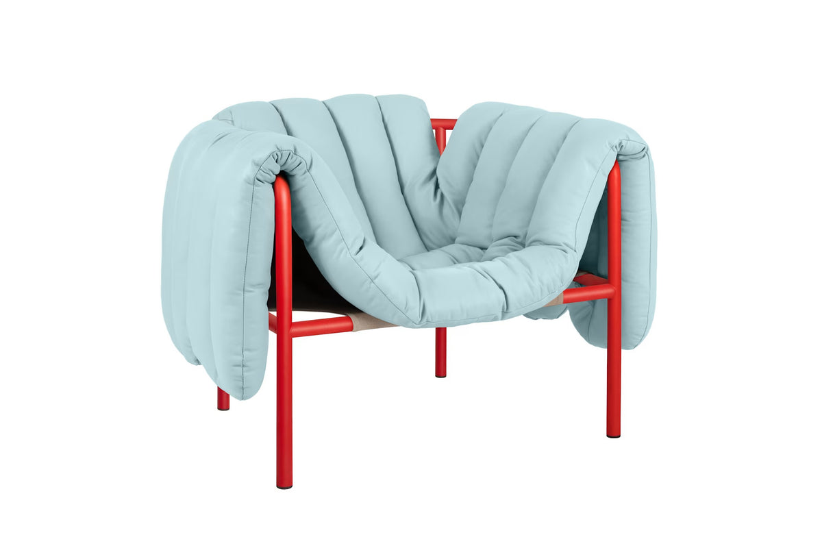 Puffy Lounge Chair | Red Base
