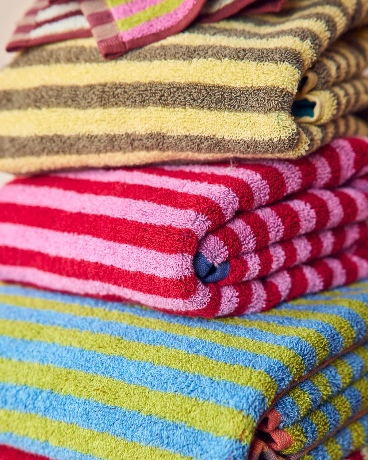 Bug Stripe Towel | Set of Five