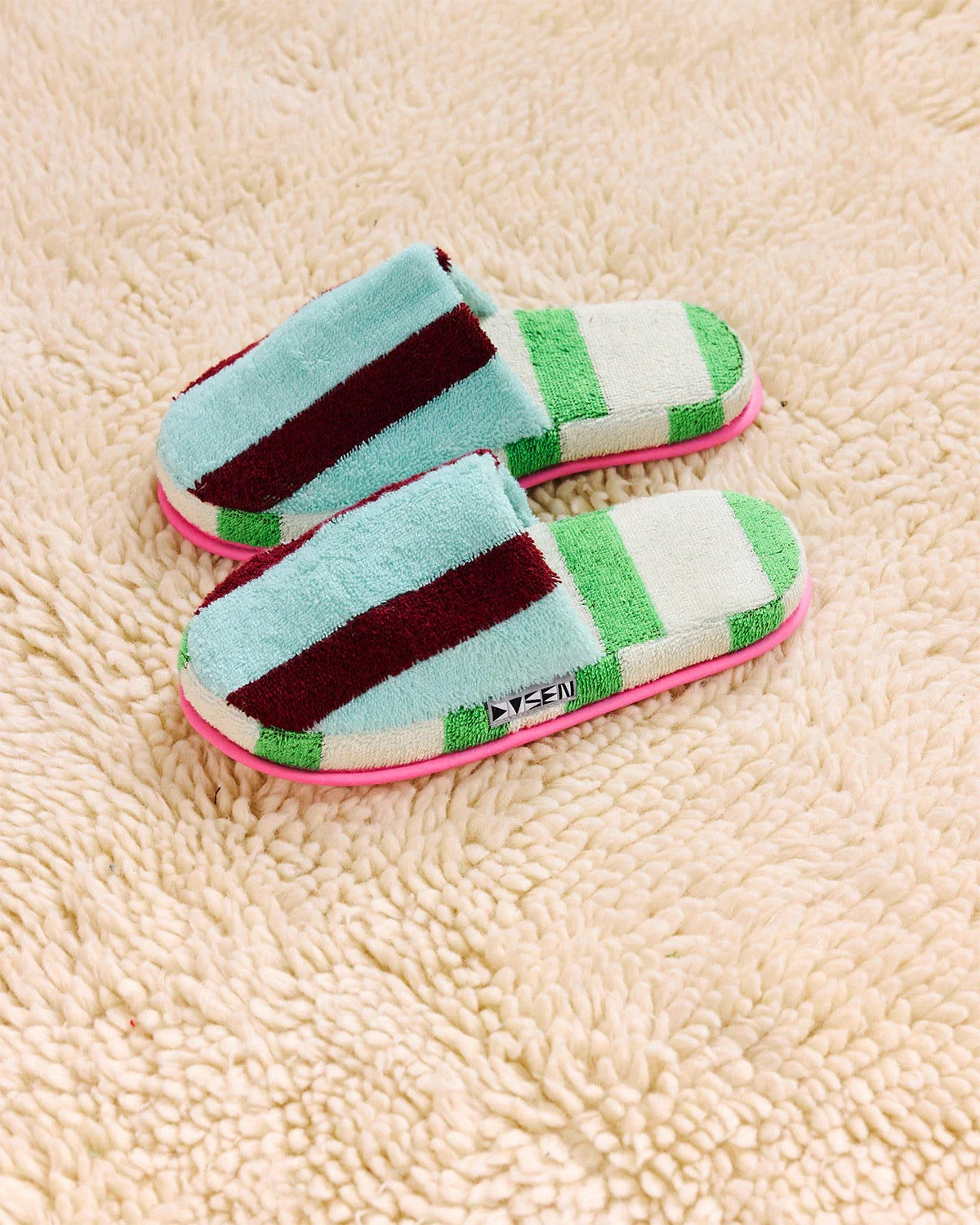 Terry Willow Stripe Slippers