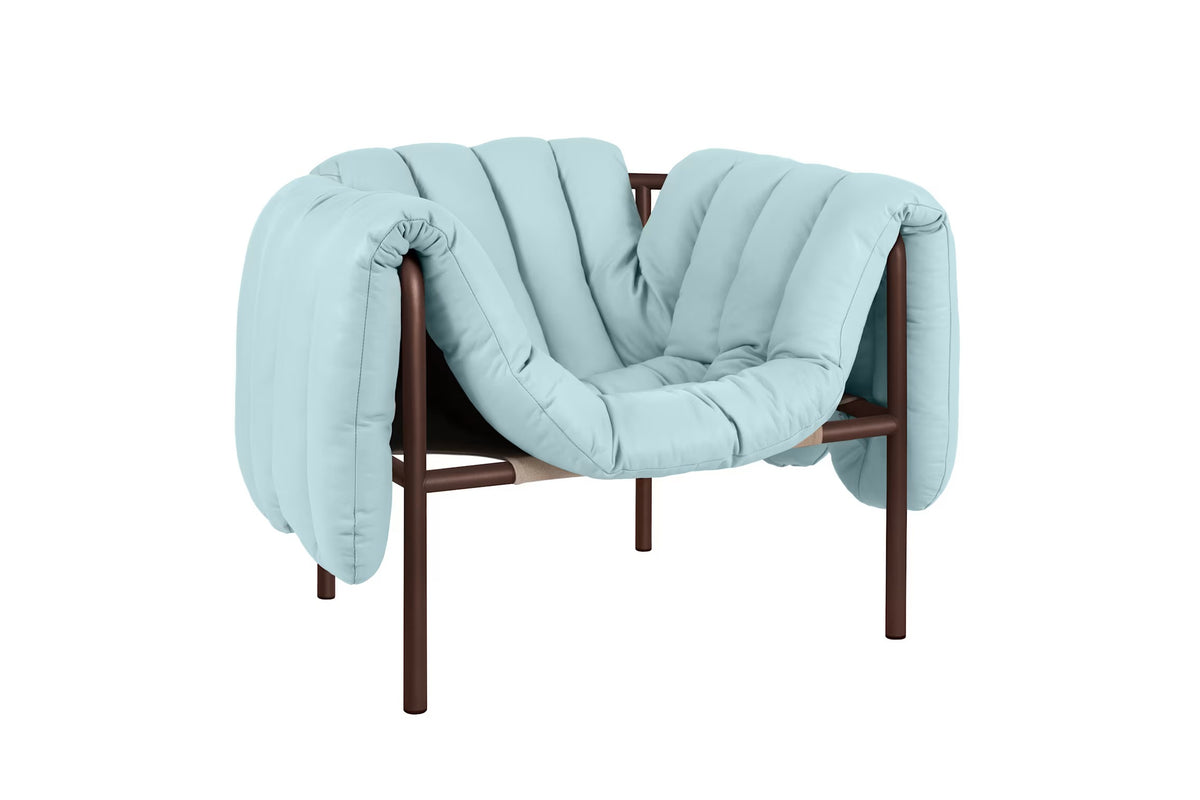 Puffy Lounge Chair | Chocolate Brown Base