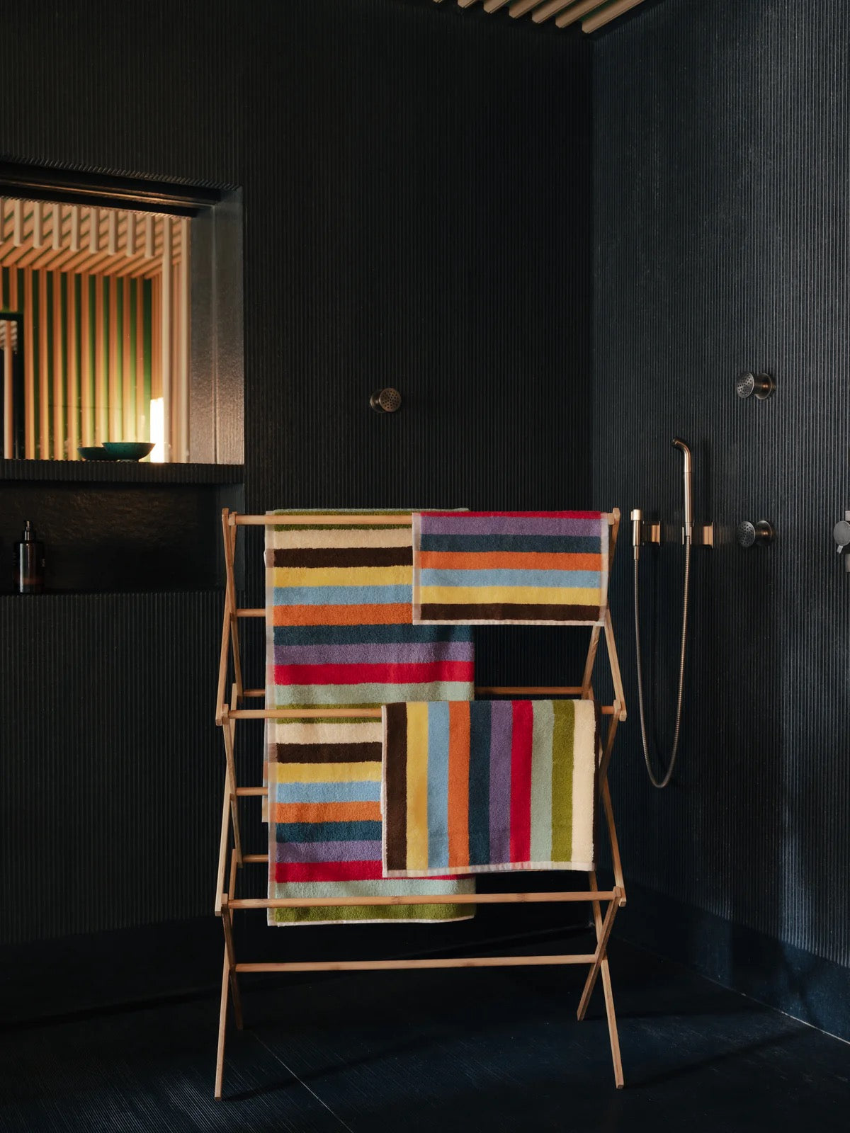 Hummingbird Stripe Towel | Set of Three