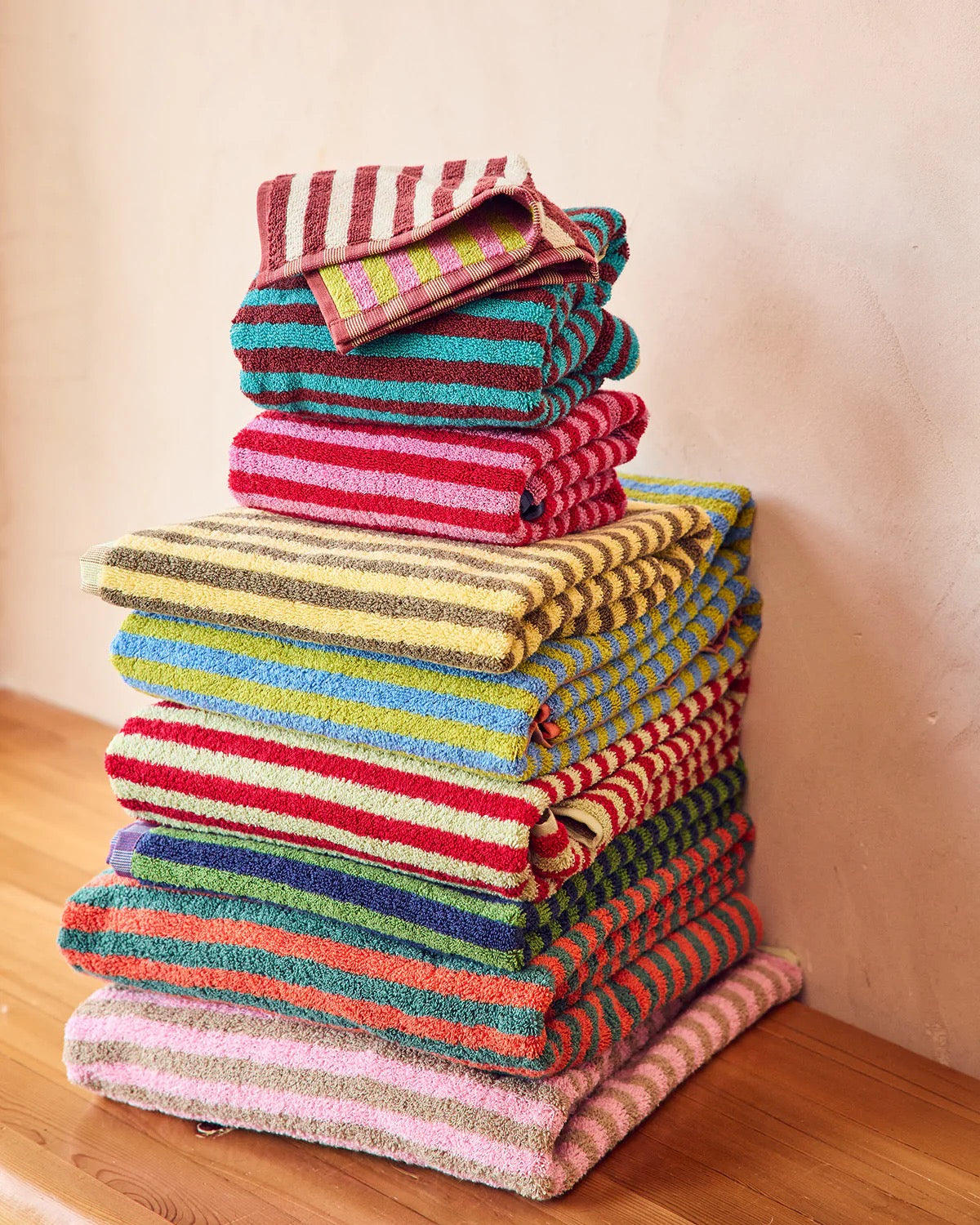 Bug Stripe Towel | Set of Five