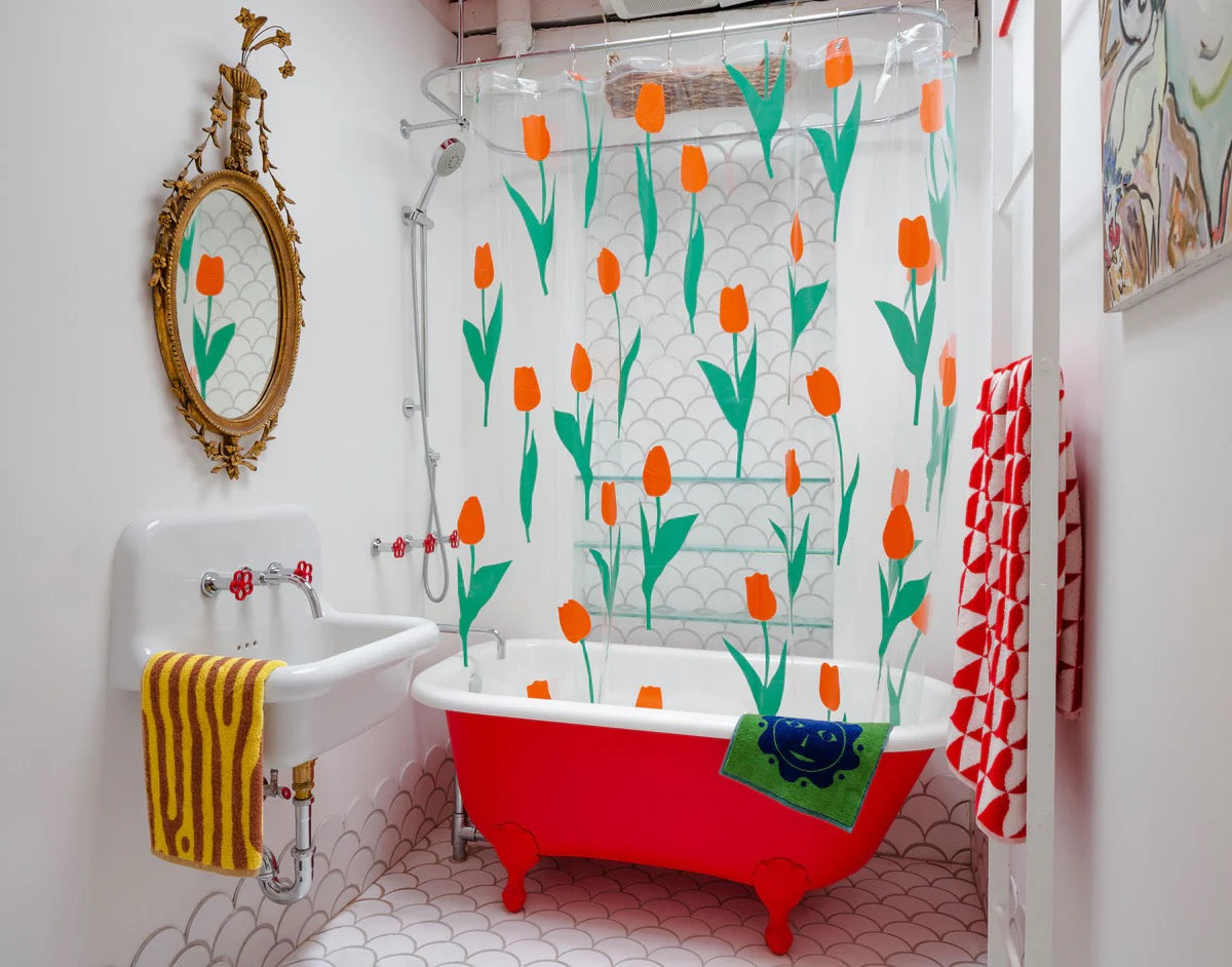 Dusen Dusen Tulip Shower Curtain