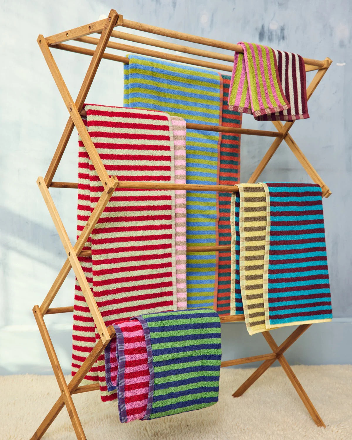 Bug Stripe Towel | Set of Five