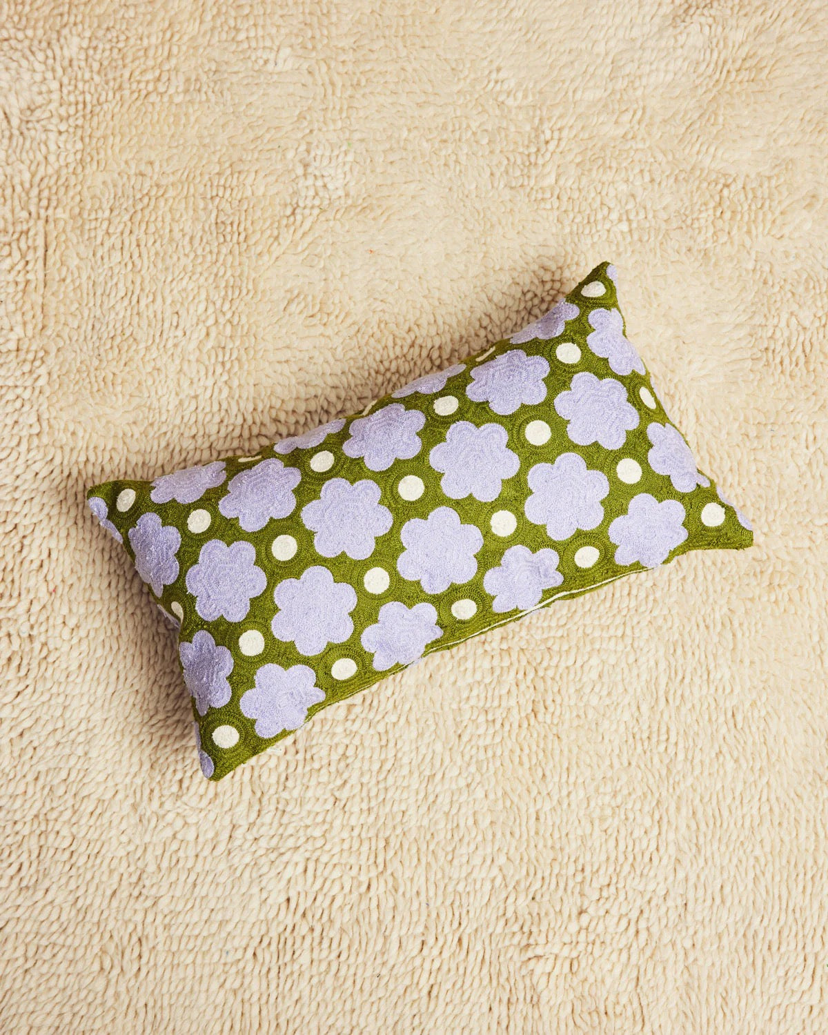 Dusen Dusen Raspberry Bolster Pillow