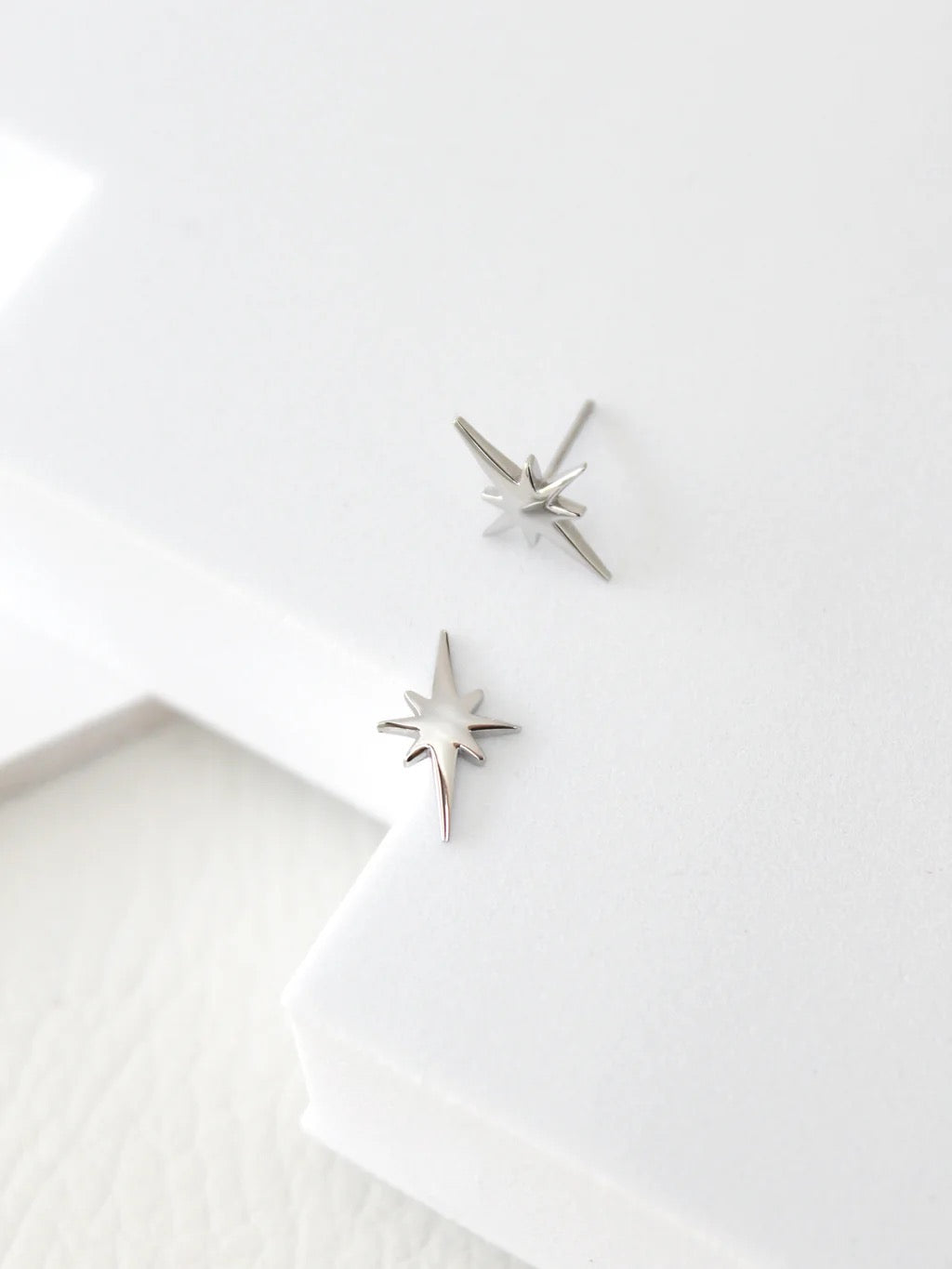 Starburst Studs Earrings | Silver