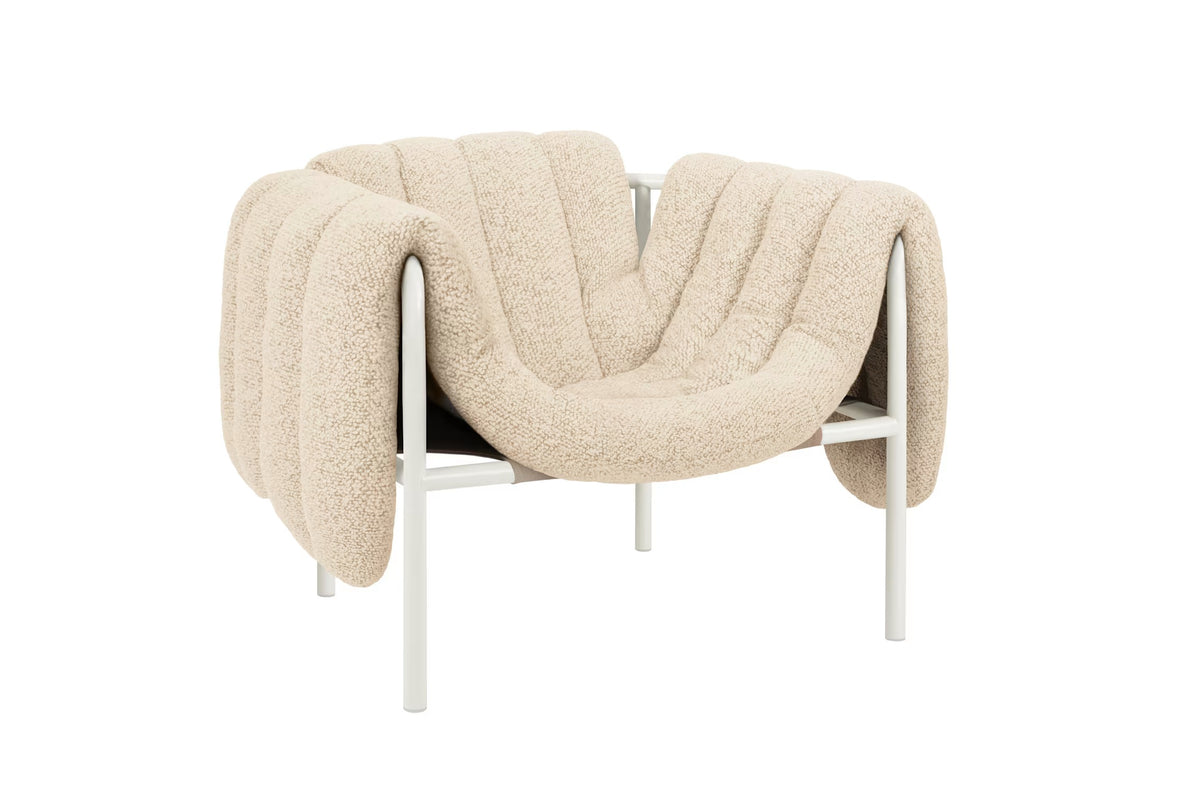 Puffy Lounge Chair | Cream Base
