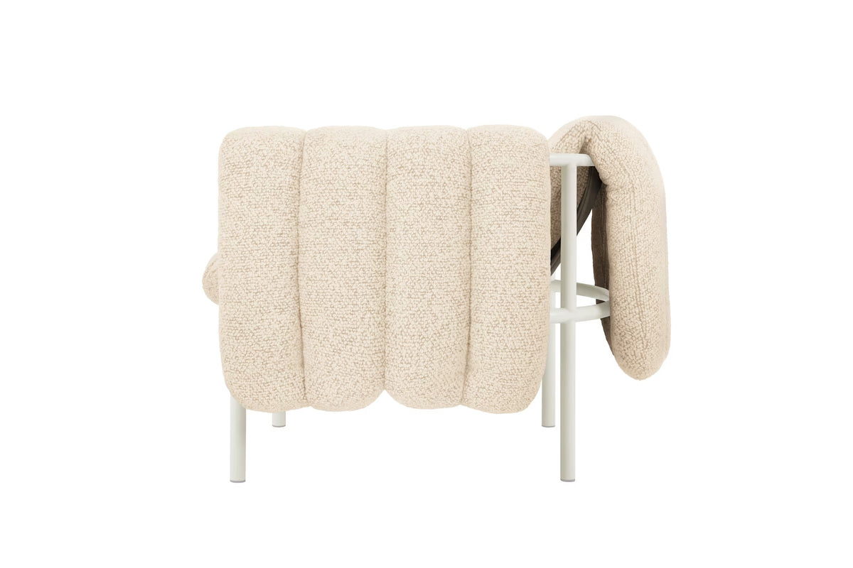Puffy Lounge Chair | Cream Base