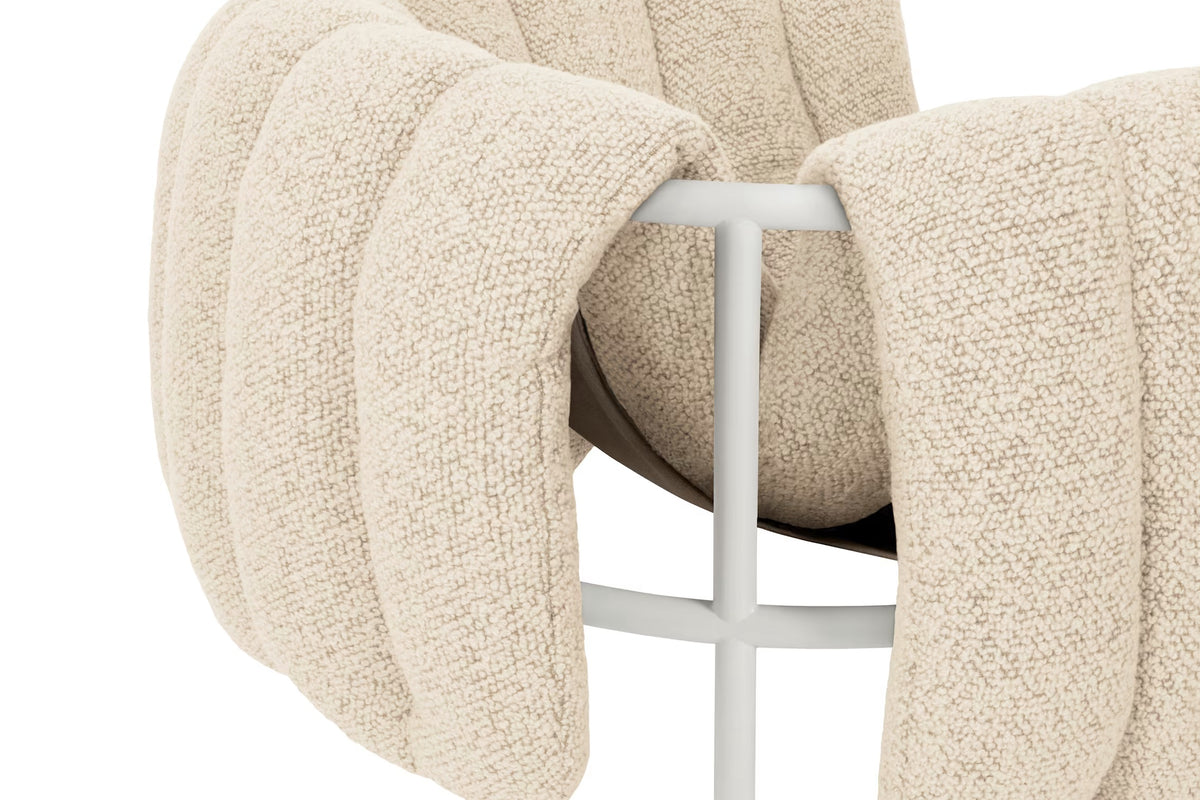 Puffy Lounge Chair | Cream Base