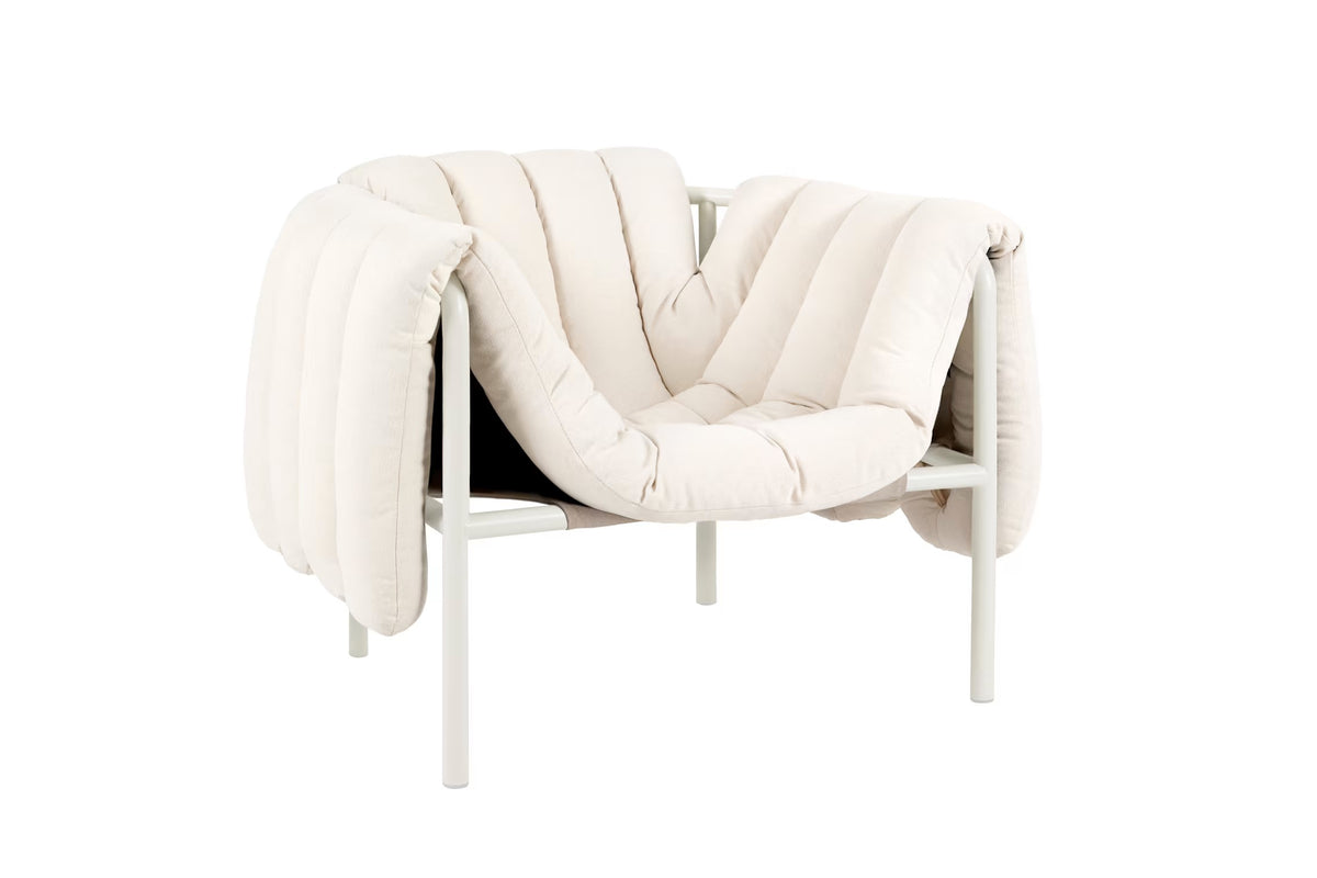 Puffy Lounge Chair | Cream Base