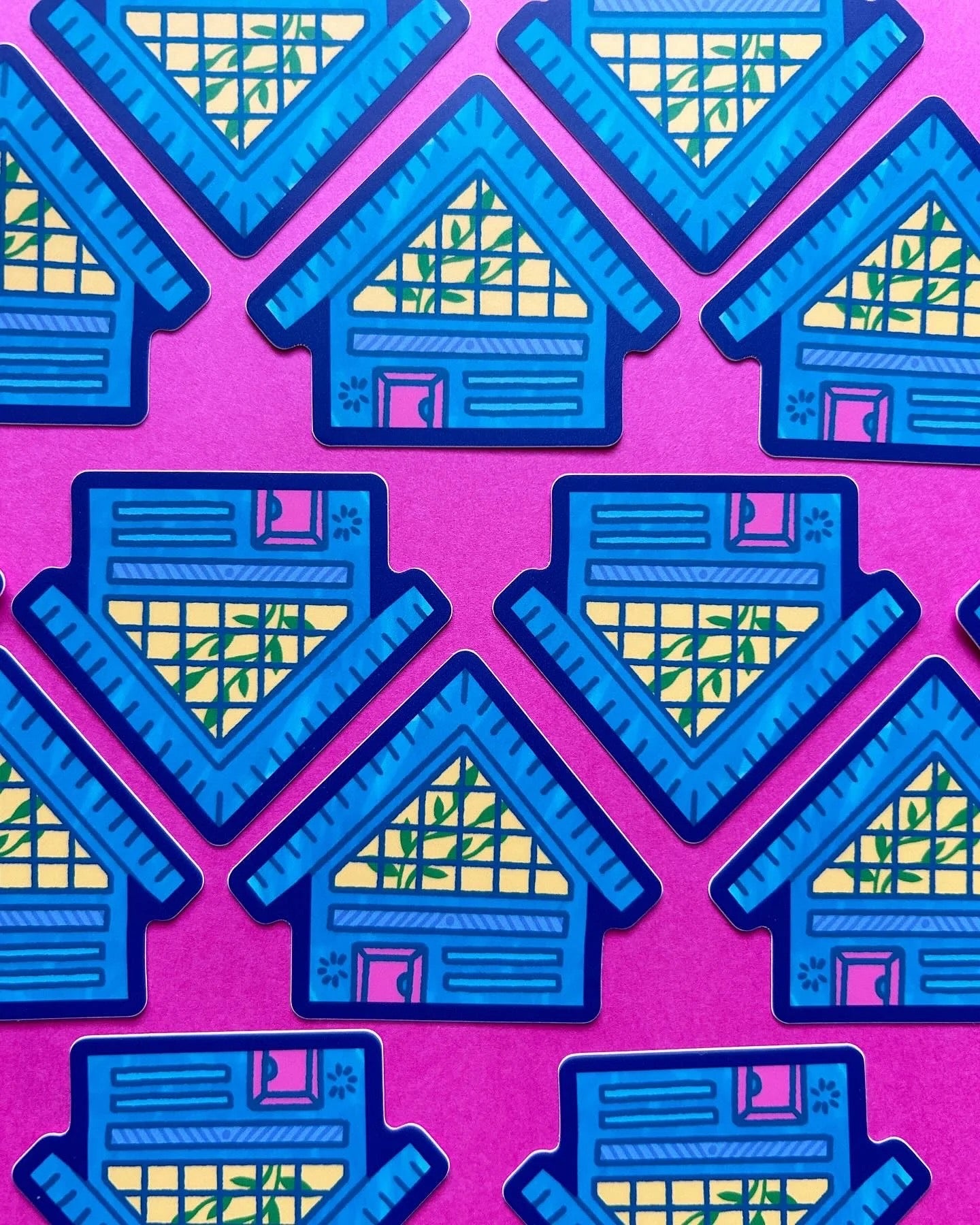 A-Frame House Sticker by Rare Press