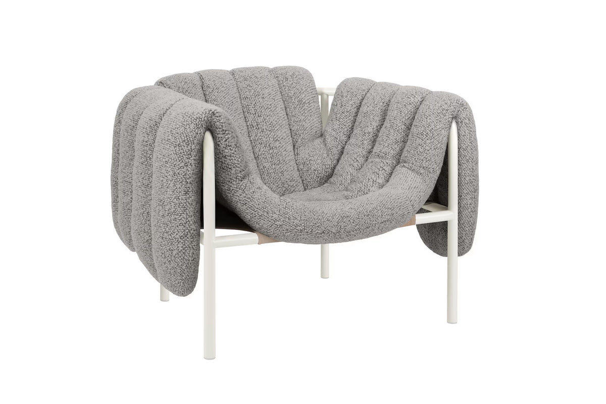 Puffy Lounge Chair | Cream Base