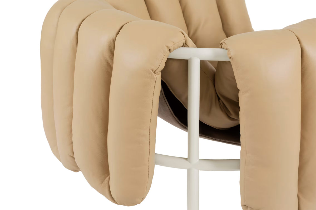 Puffy Lounge Chair | Cream Base
