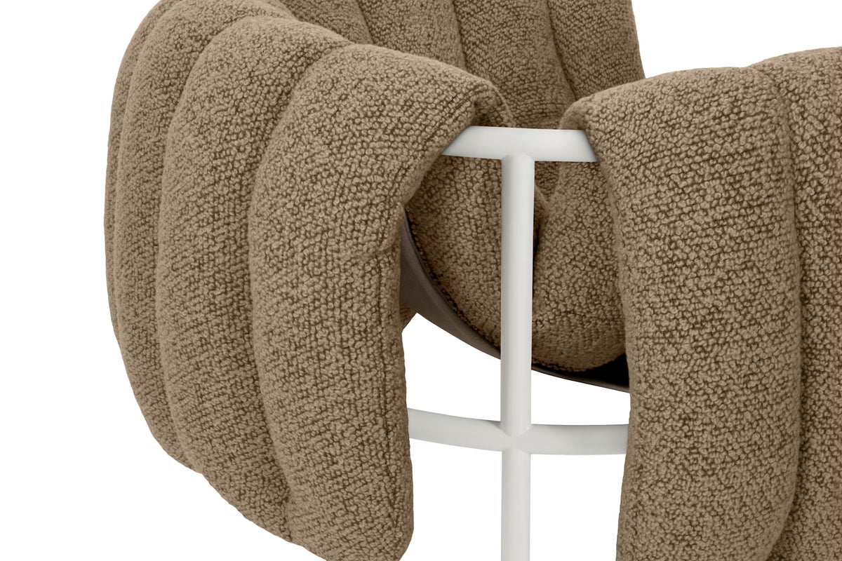 Puffy Lounge Chair | Cream Base