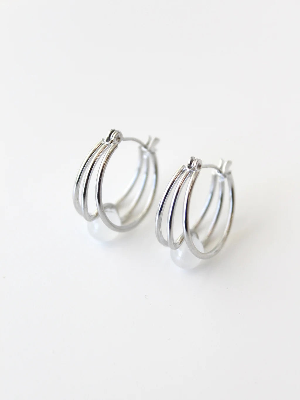 Presa Hoops | Mini Jade Hoop Earrings