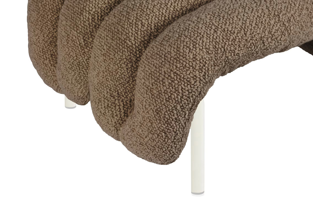 Puffy Ottoman | Cream Base