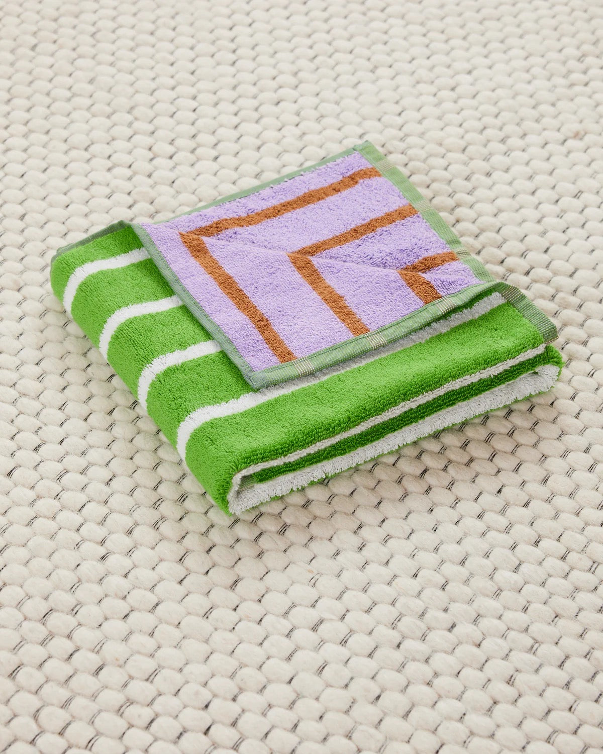 Stripe Hand Towel - Glass