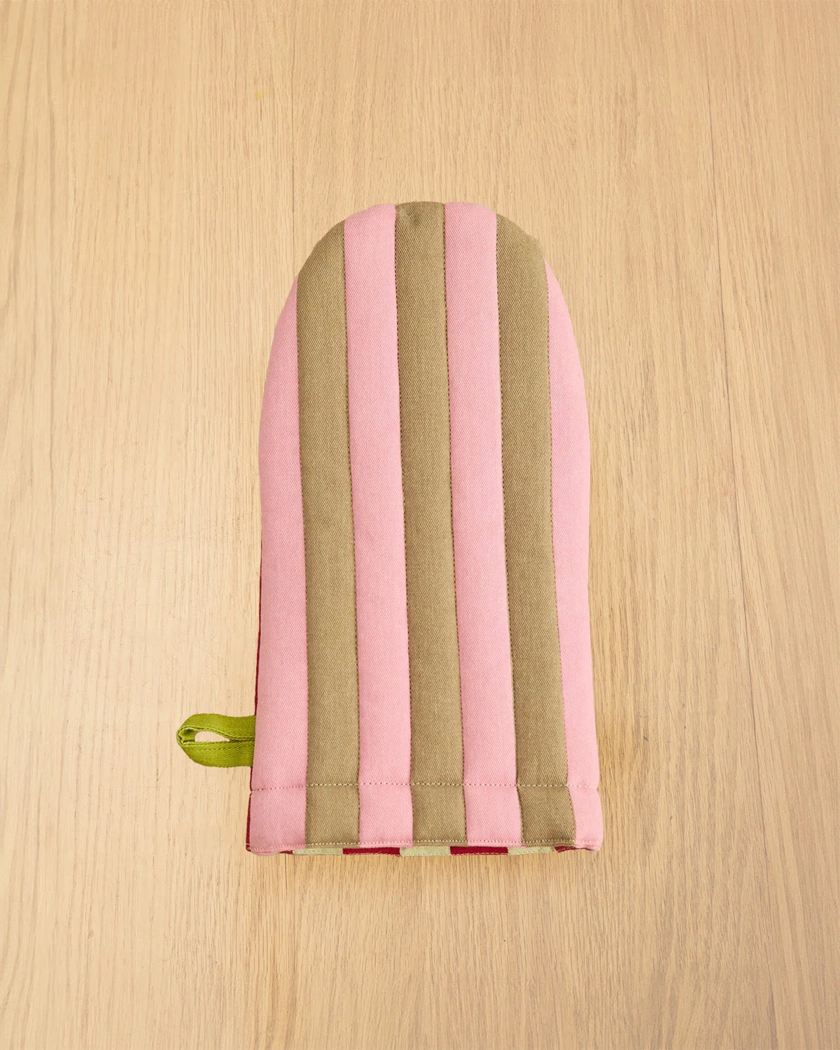 Striped Oven Mitt | Ladybug