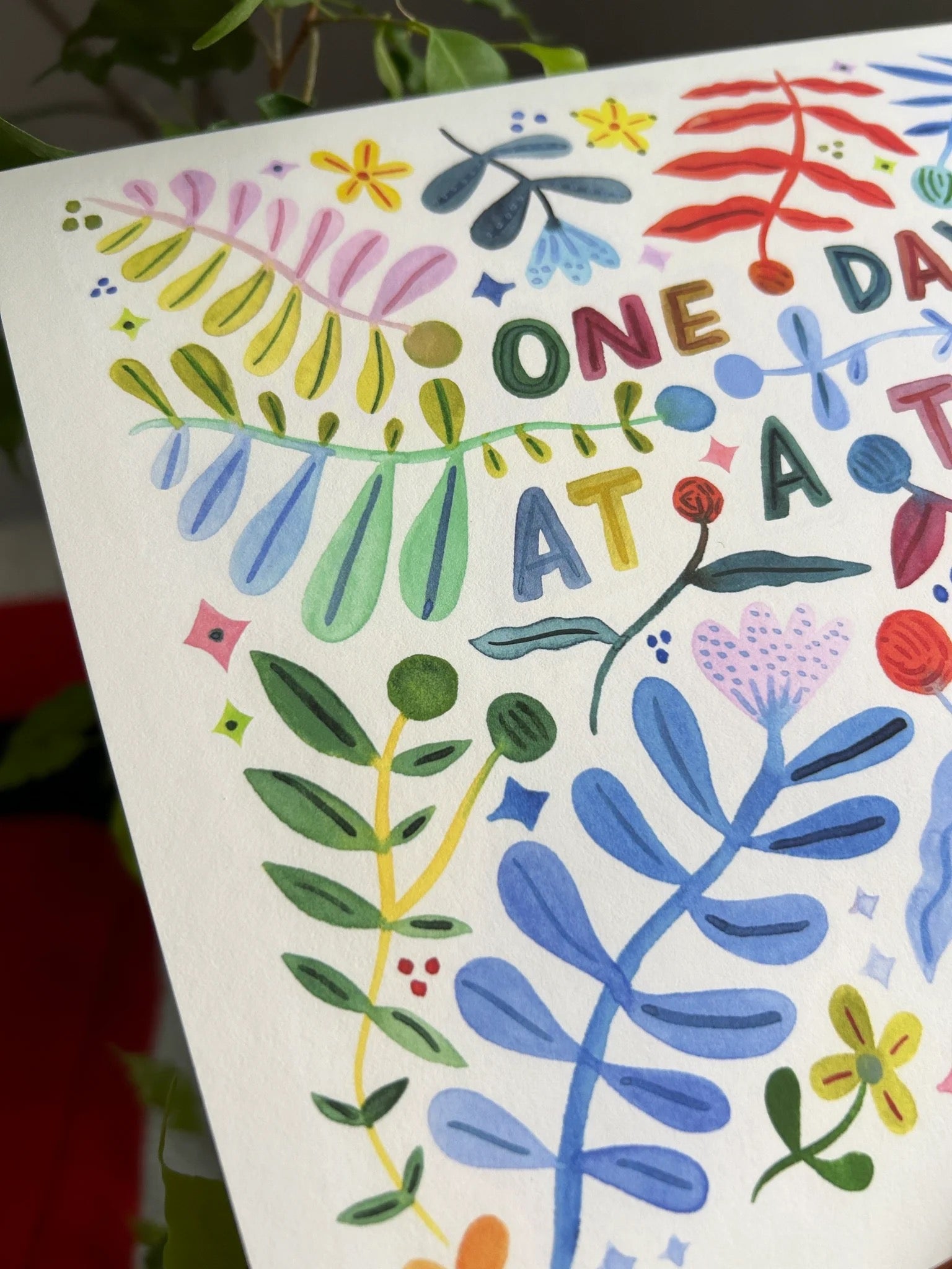 One Day At A Time Giclée Print: 8”x10”