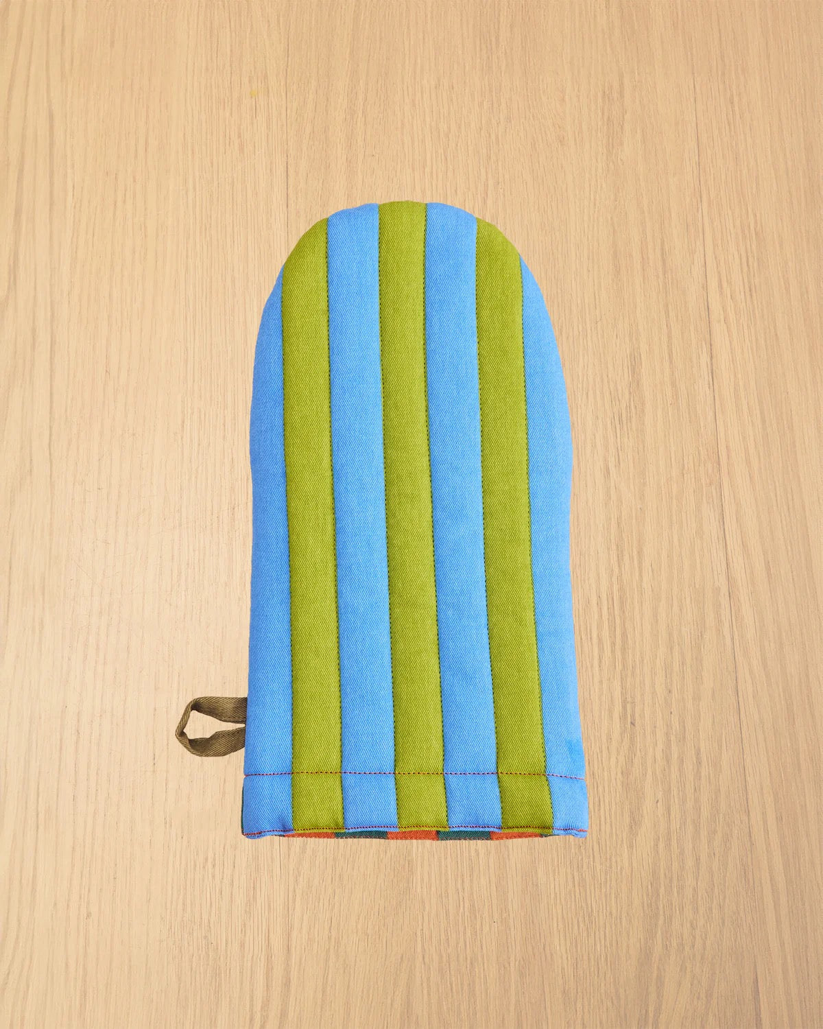 Striped Oven Mitt | Grasshopper