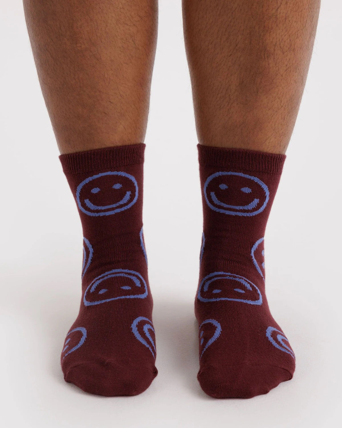 Crew Socks | Mahogany Happy
