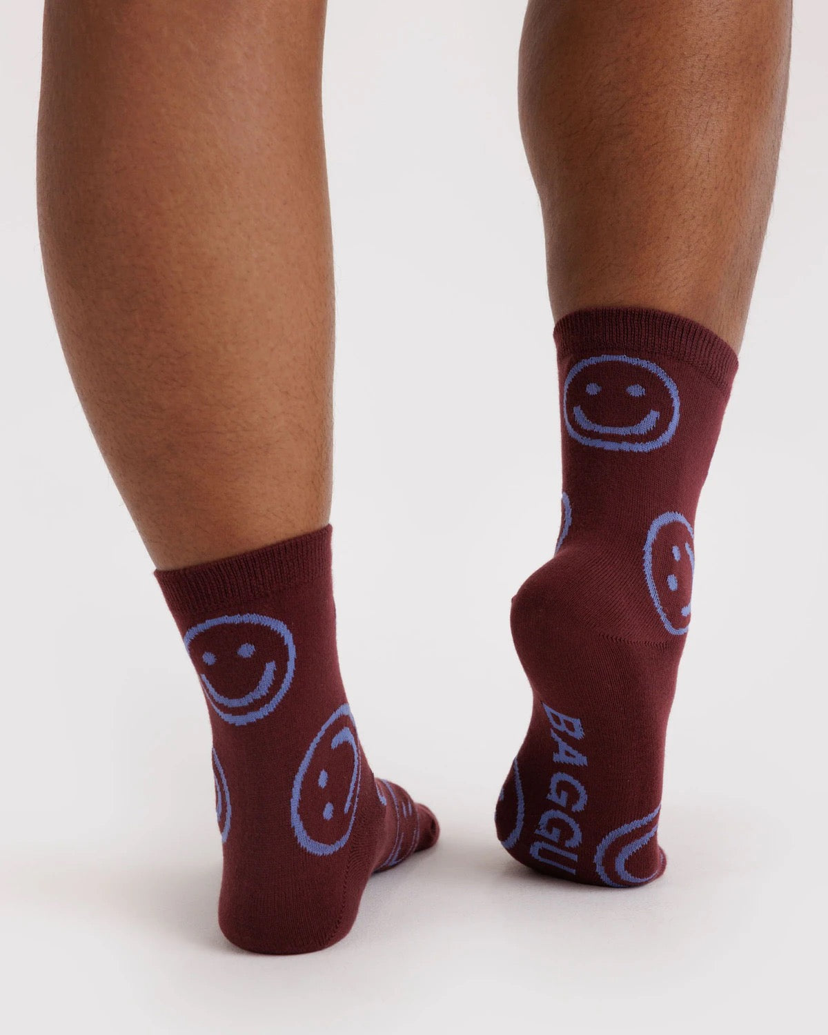 Crew Socks | Mahogany Happy