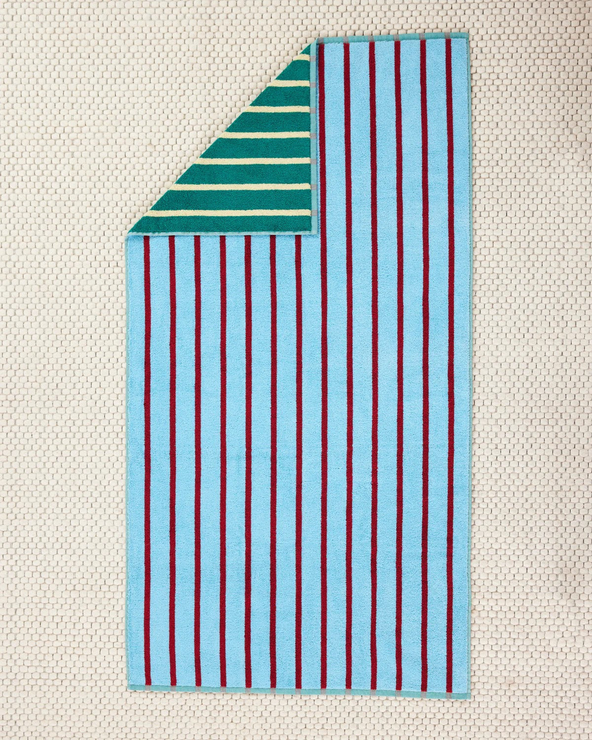 Stripe Bath Towel - Tile