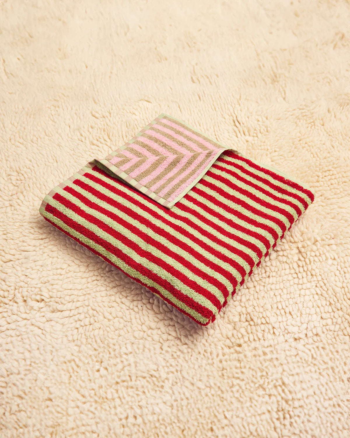 Bug Stripe Towel | Set of Five