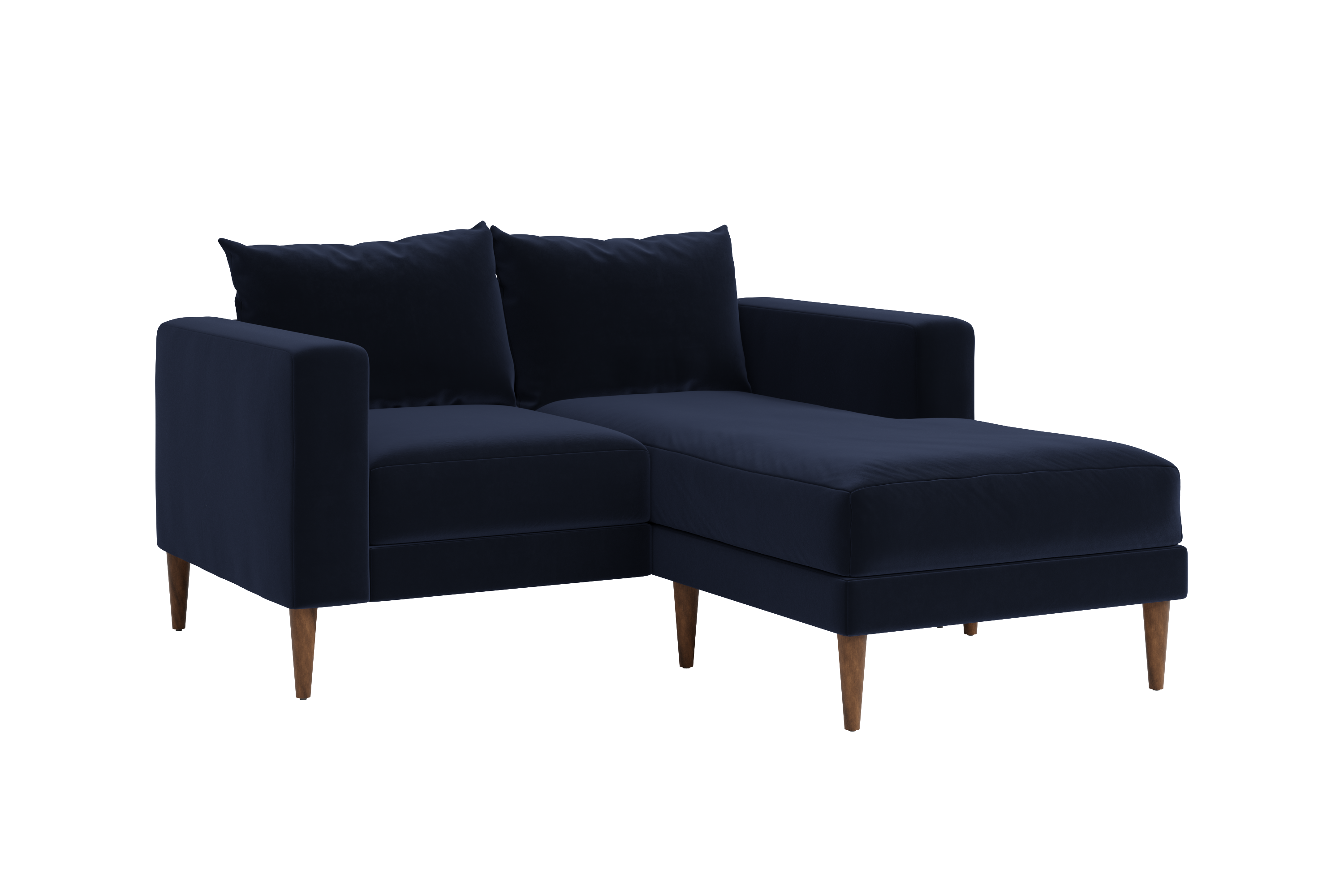 The Essential Loveseat Sectional | Recycled Velvet
