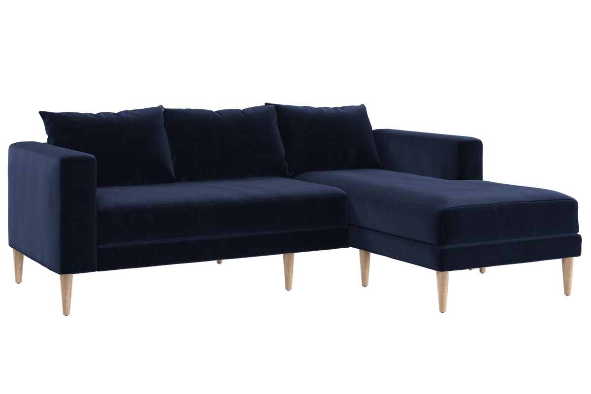 The Essential Sectional | Recycled Velvet