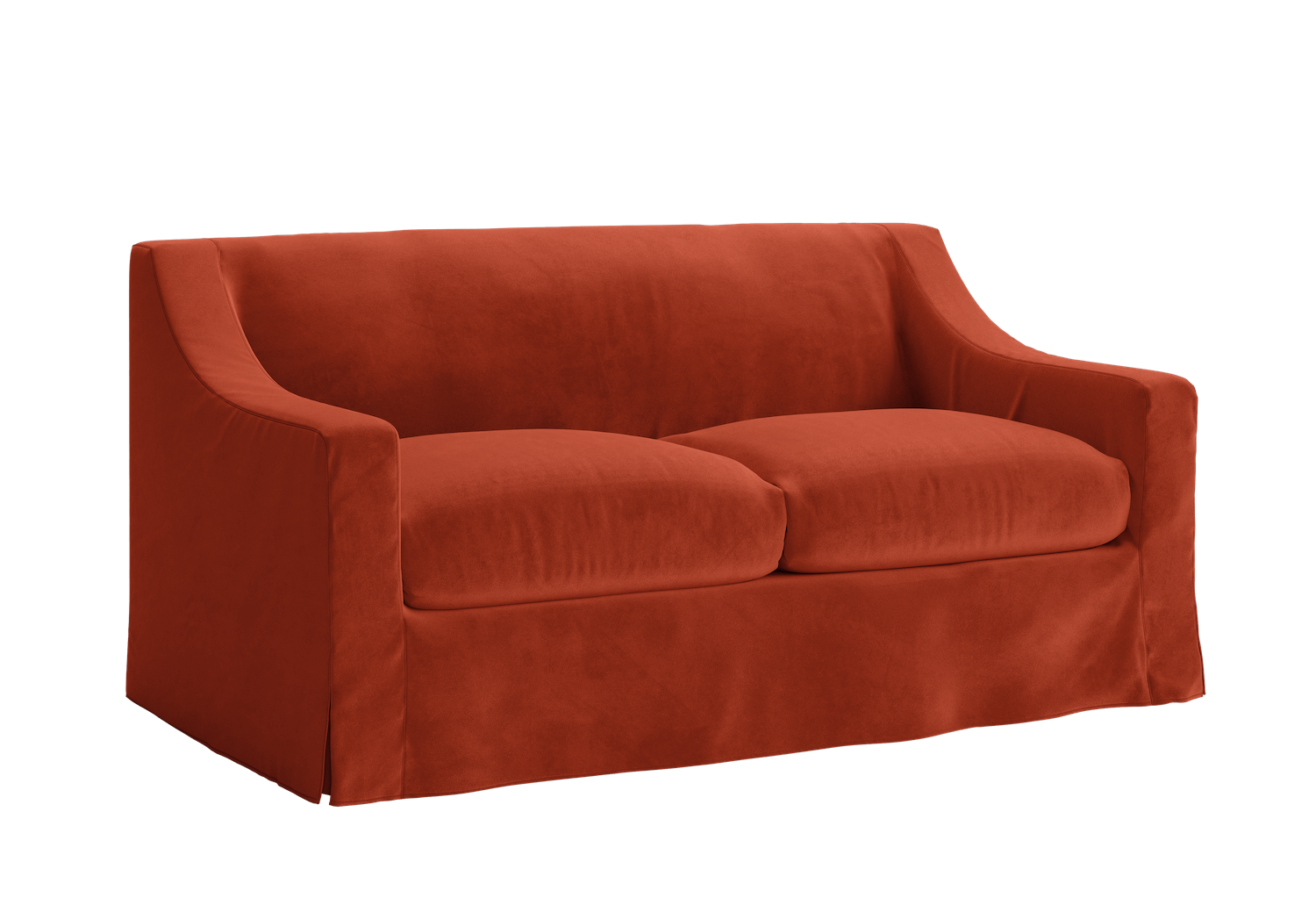 The Evergreen Loveseat | Recycled Velvet