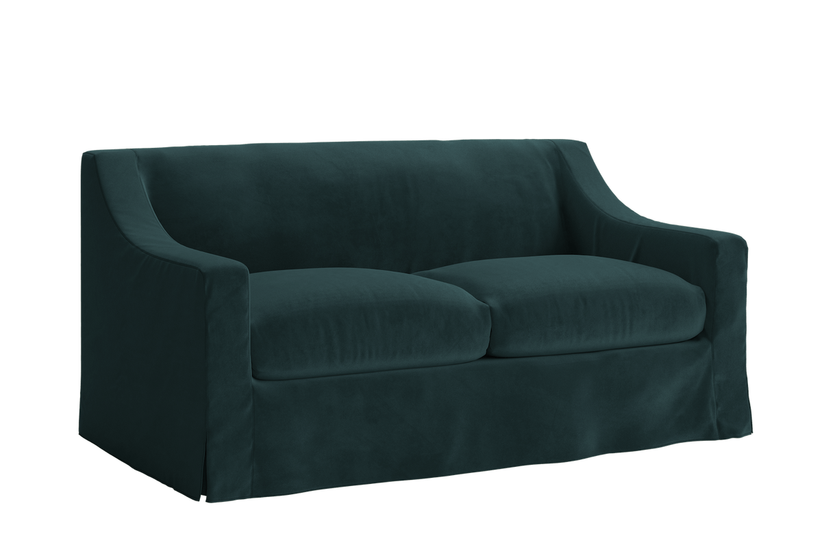 The Evergreen Loveseat | Recycled Velvet