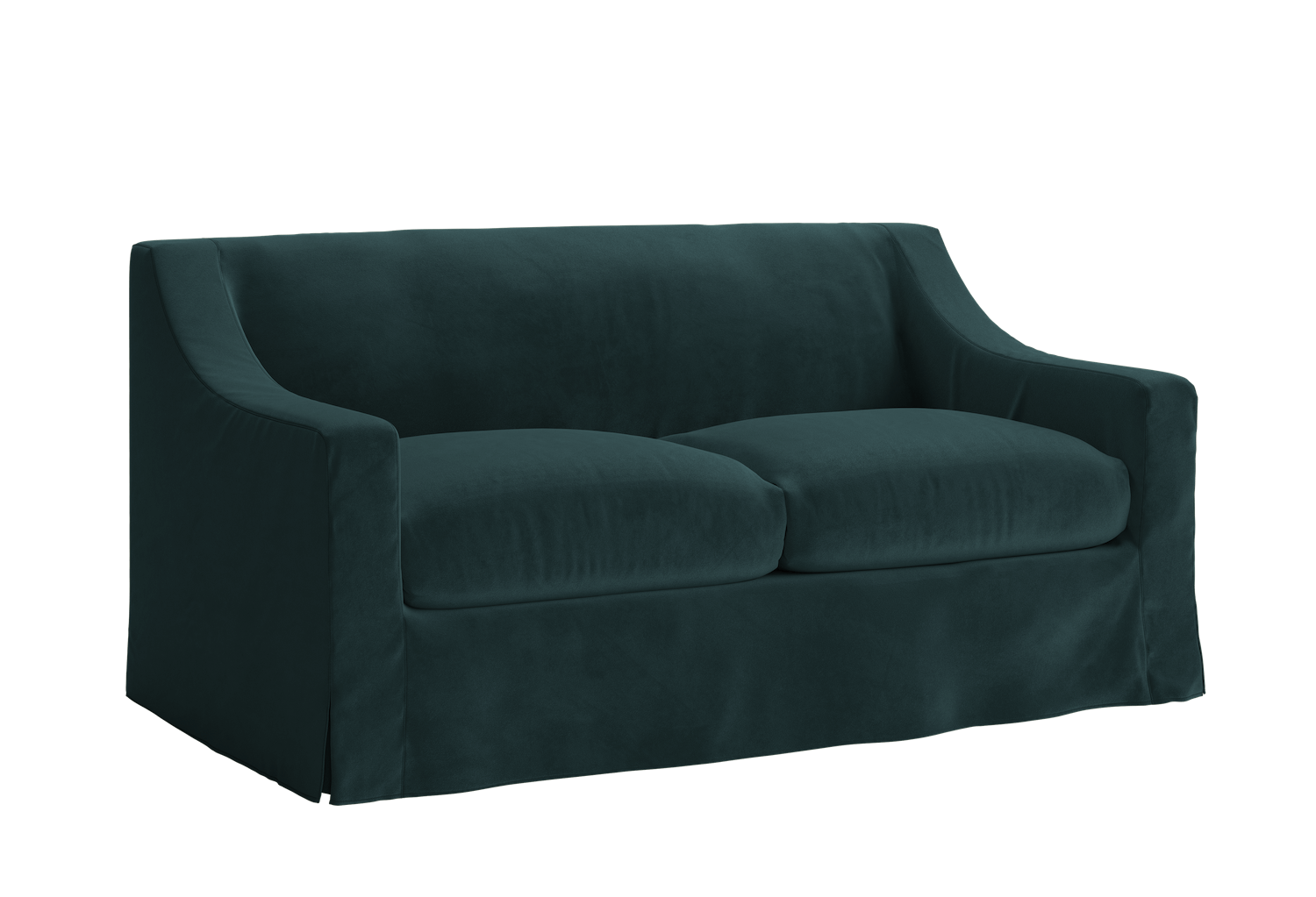The Evergreen Loveseat | Recycled Velvet