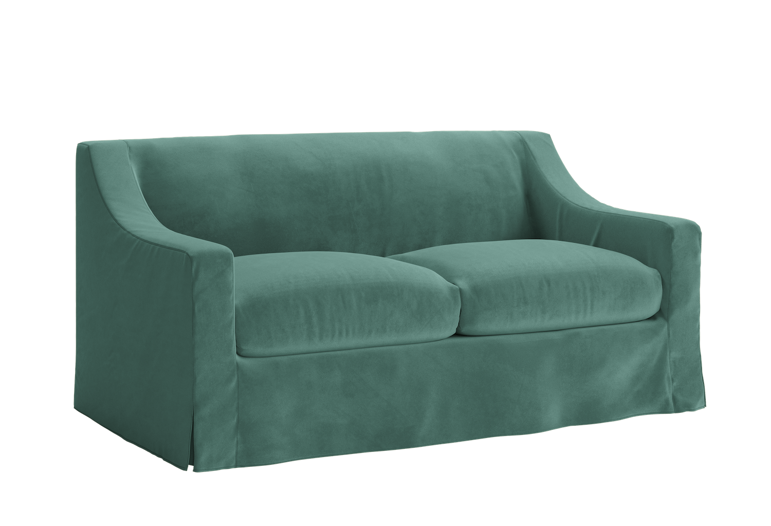 The Evergreen Loveseat | Recycled Velvet