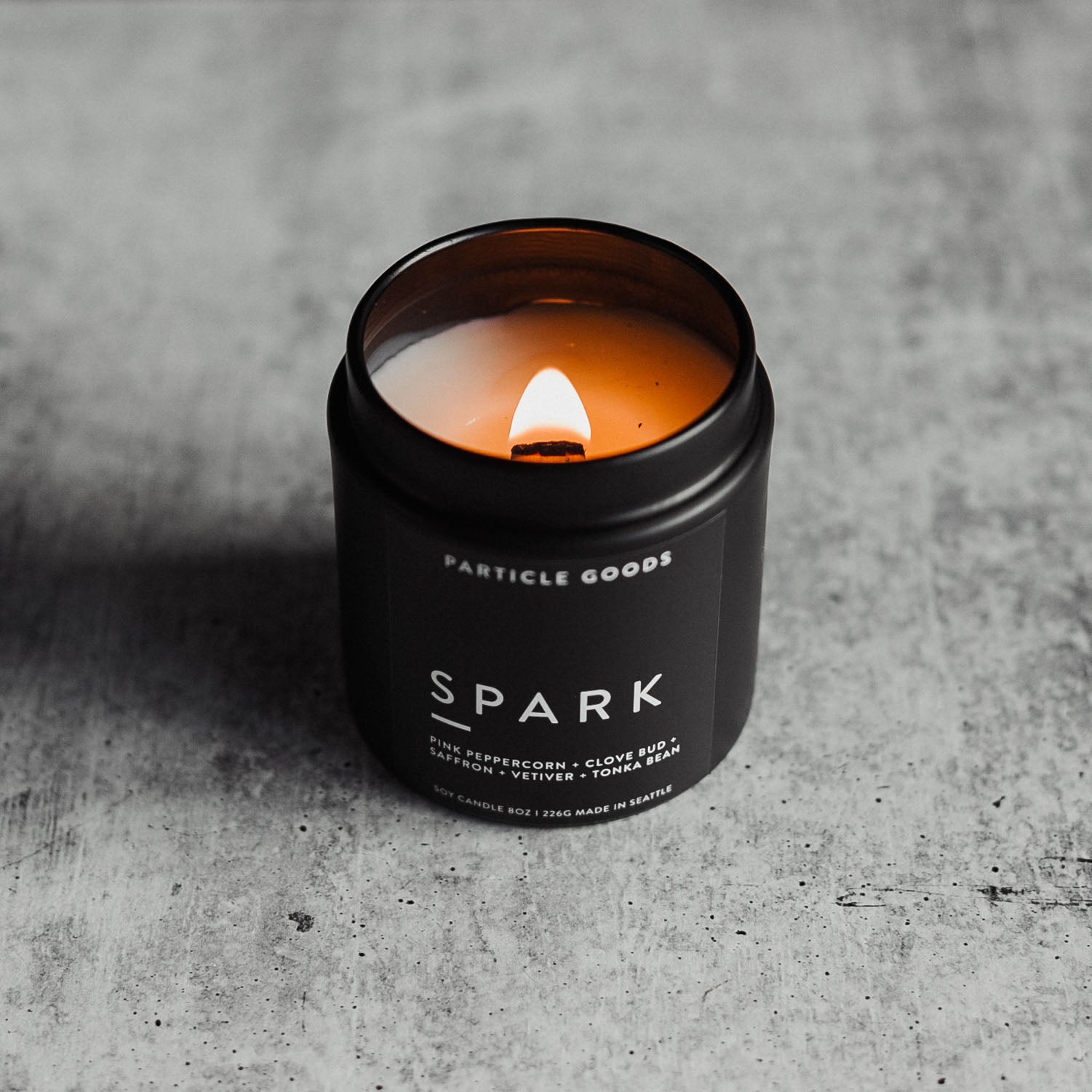 Spark Wood Wick Candle