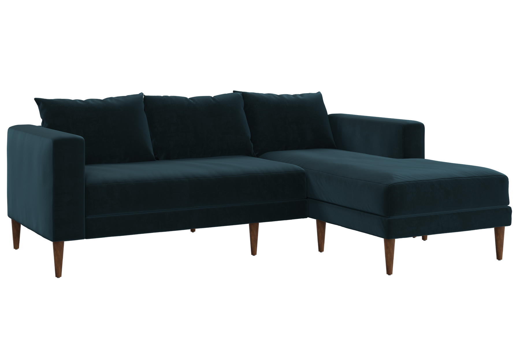 The Essential Sectional | Recycled Velvet