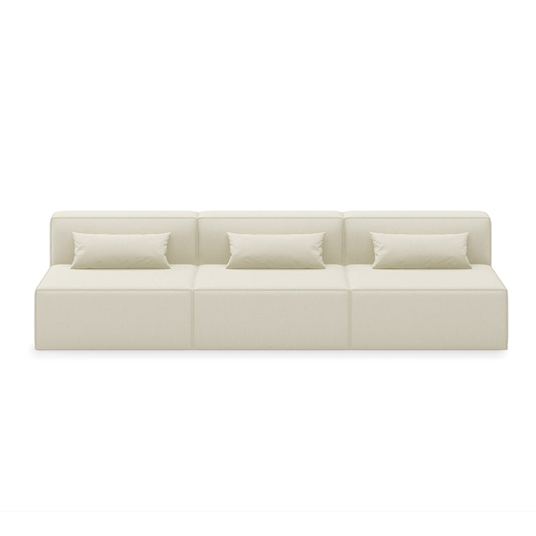 Mix Modular 3 Piece Armless Sofa