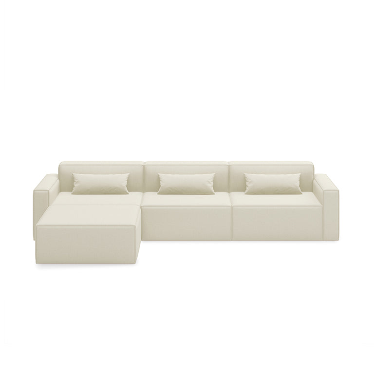 Mix Modular 4 Piece Sectional | Left Facing